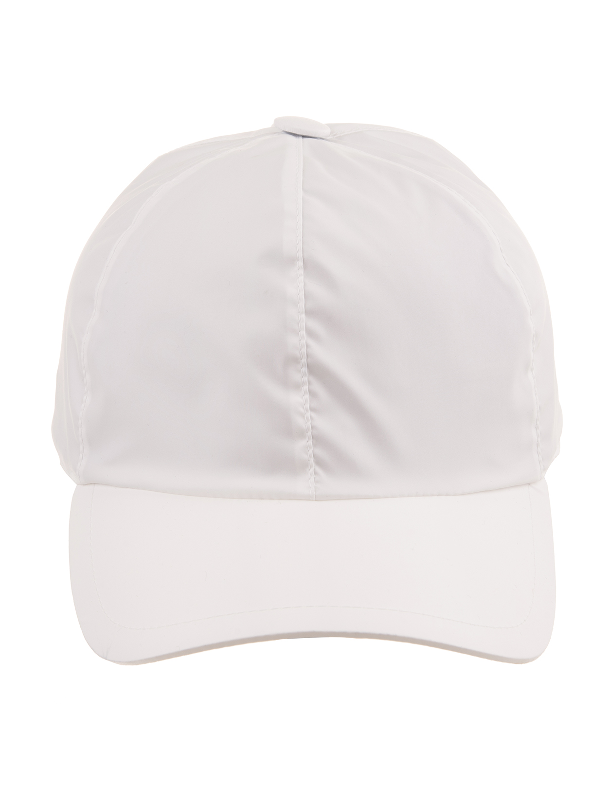 White Nylon Baseball Hat