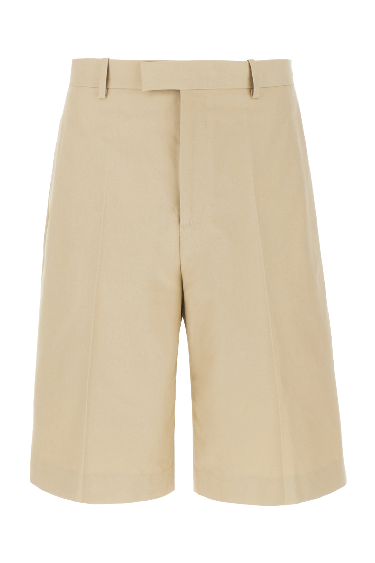 Cappuccino Cotton Bermuda Shorts