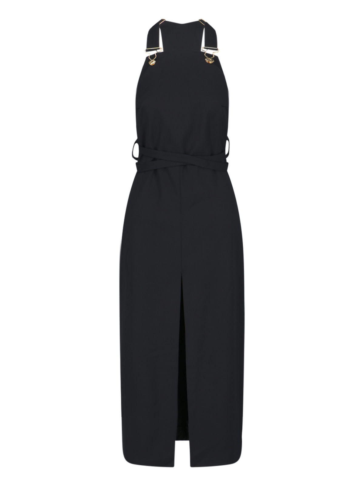 Midi Dungarees Dress