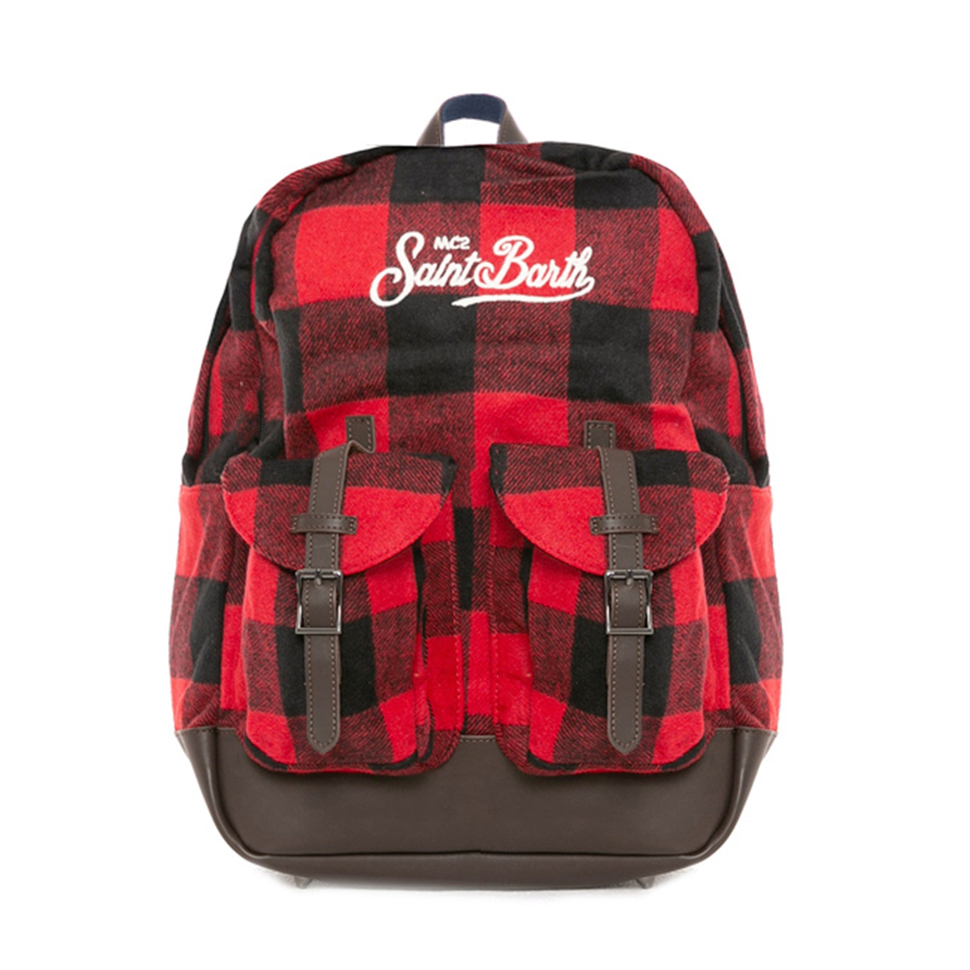 Tartan Print Backpack