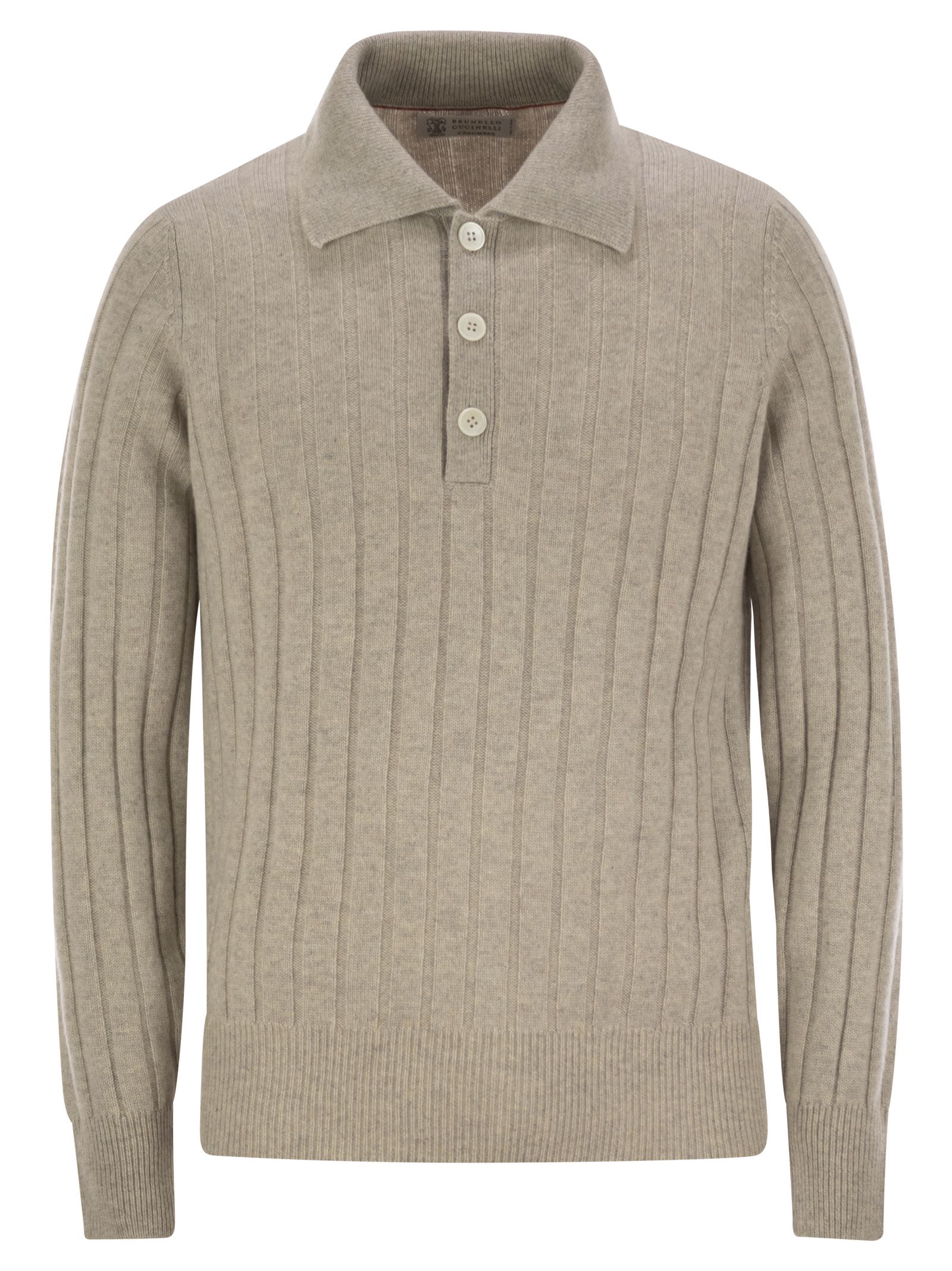 Cashmere Knit Polo Shirt