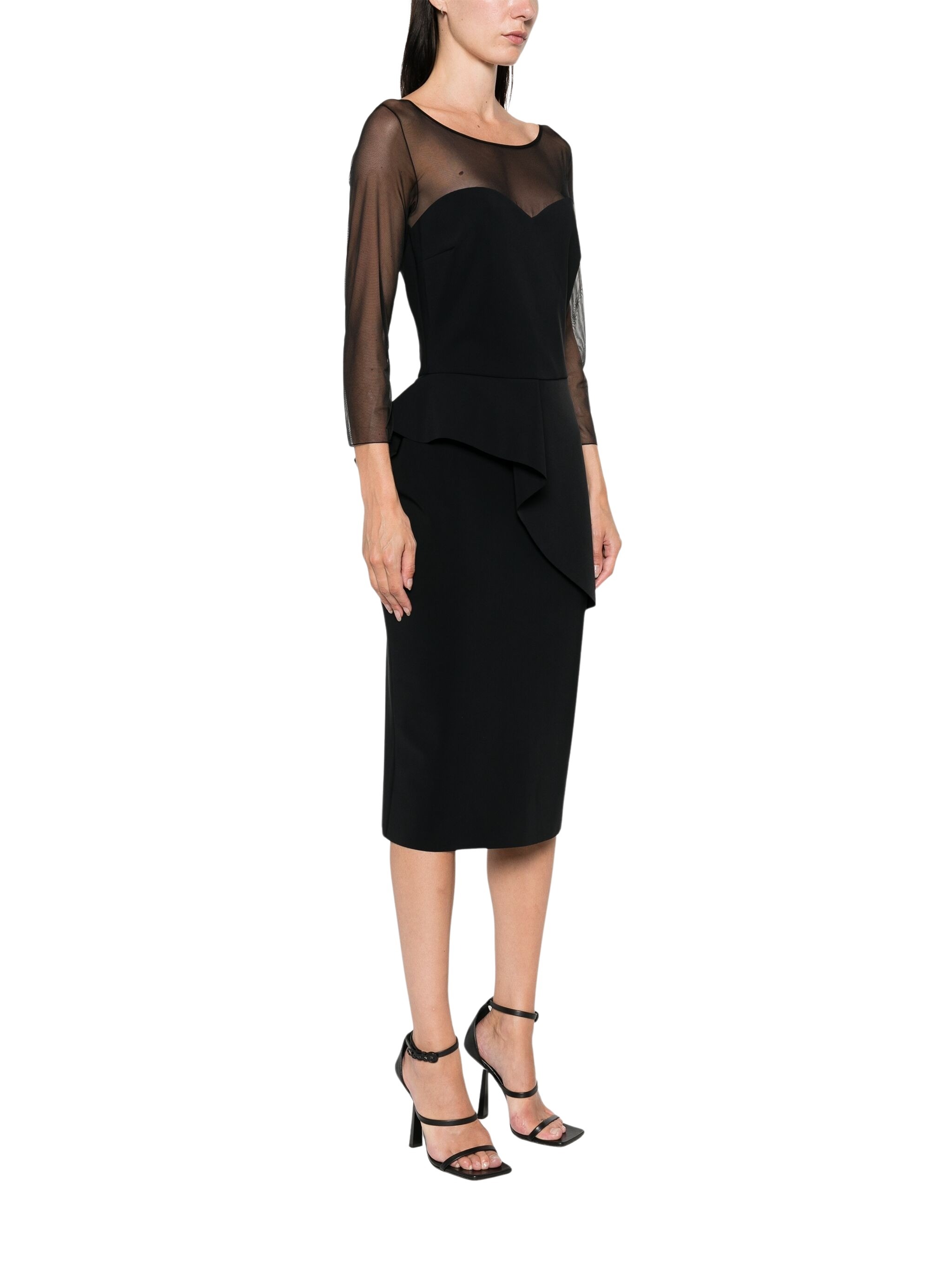 La Petit Robe Di Chiara Boni Skip Illusion Bis In Black