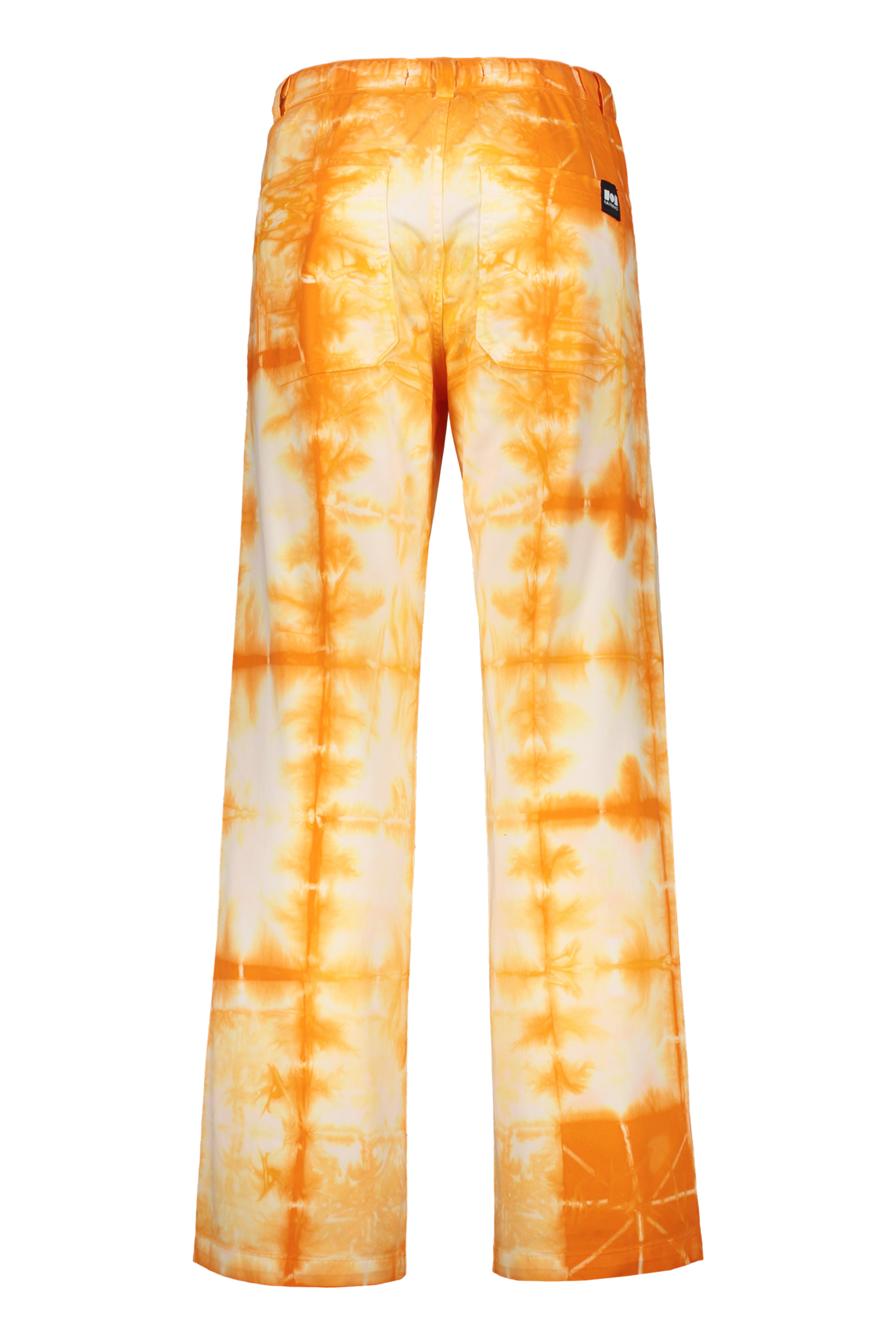 Nahmias Tie-dye Print Trousers In Orange