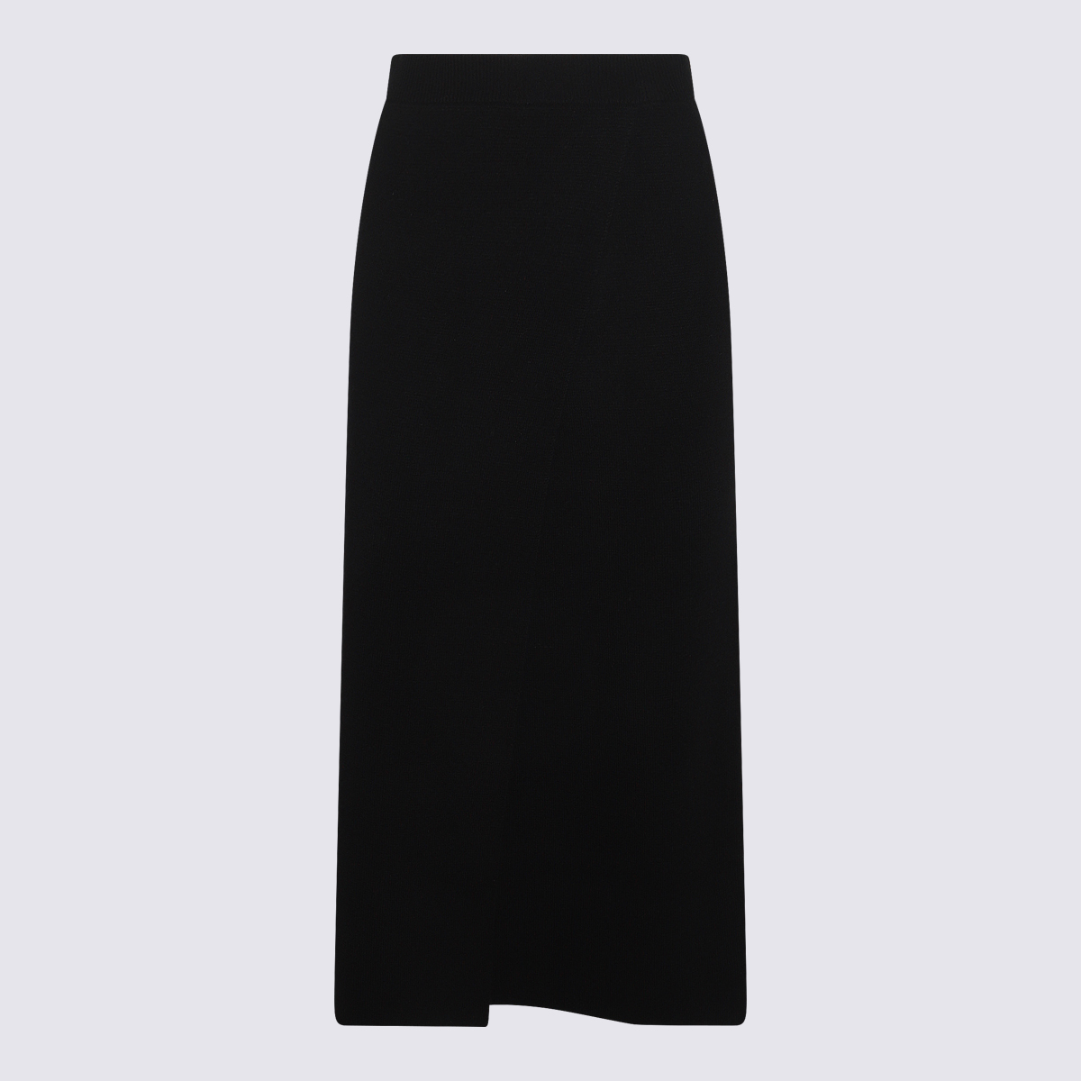 Black Wool Skirt