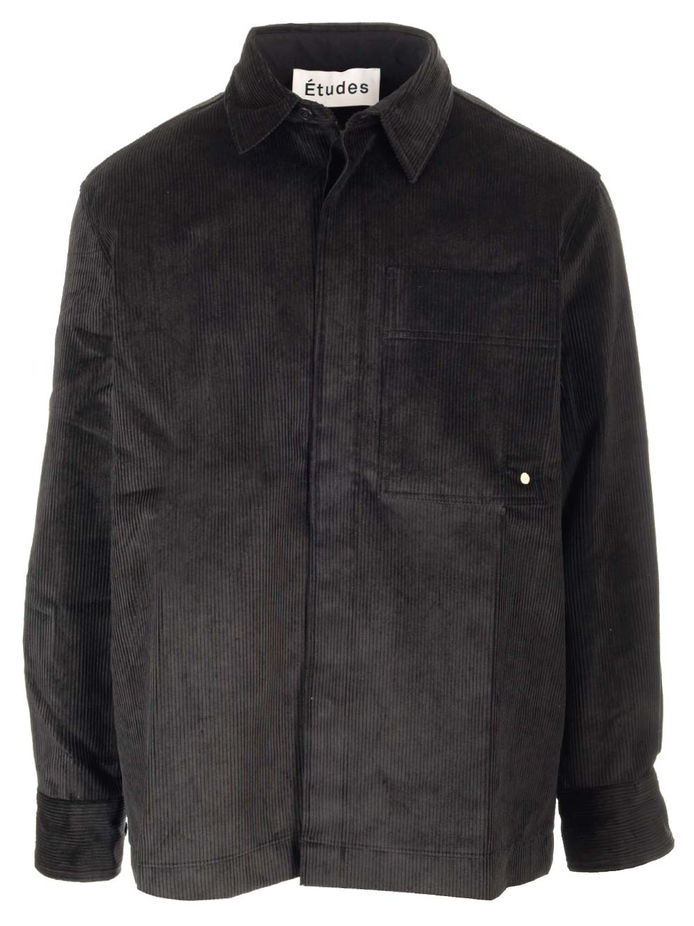 Études Black Corduroy Shirt