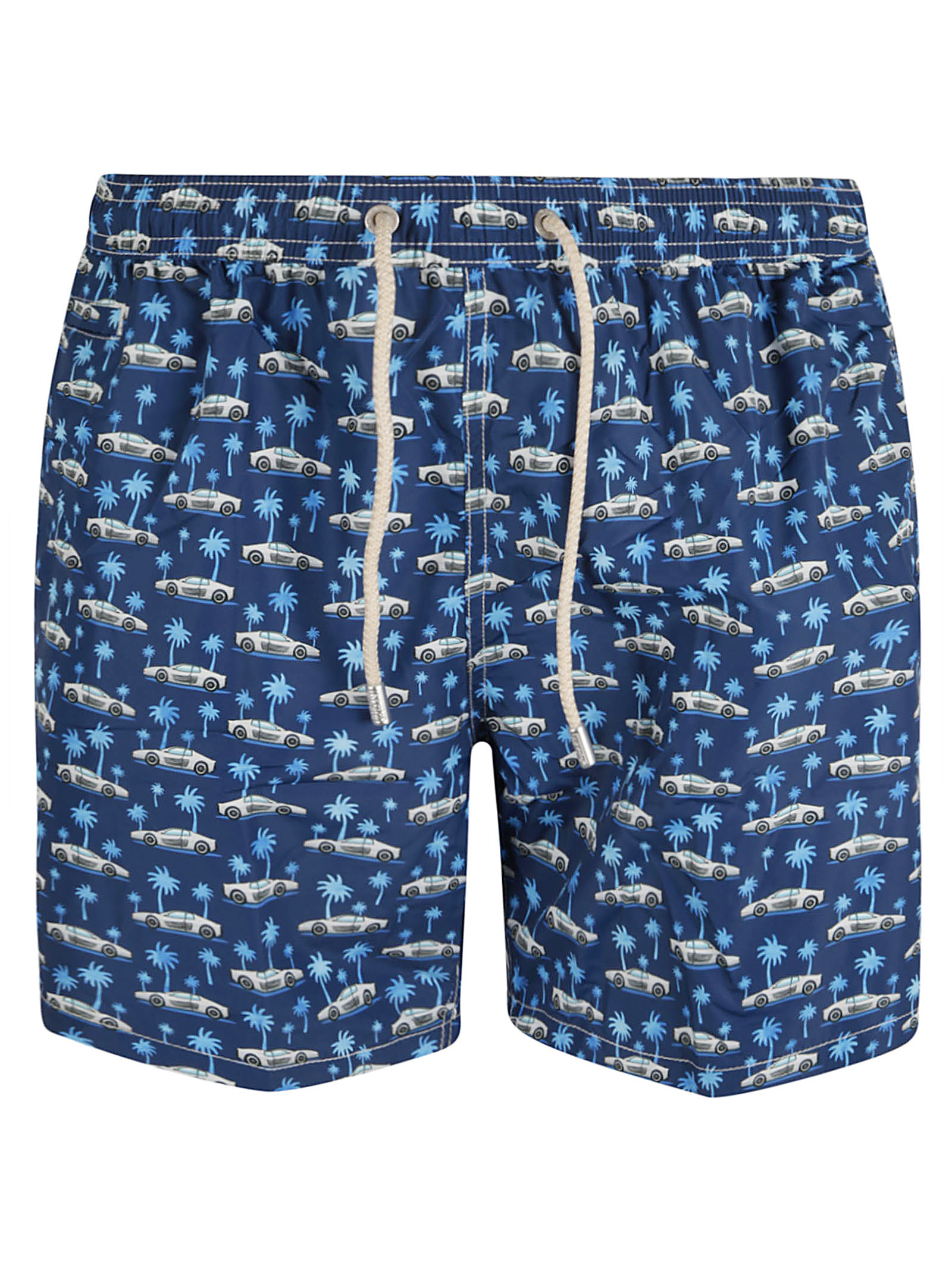 Car Printed Swim Shorts