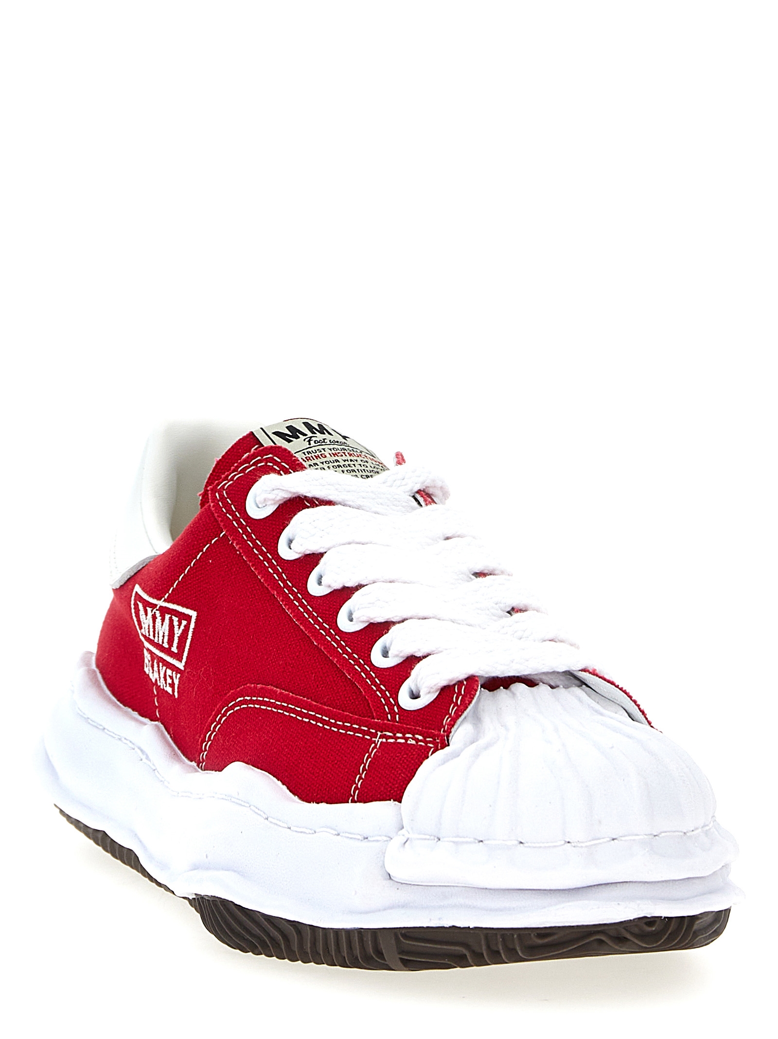 Shop Miharayasuhiro Blakey Sneakers In Red