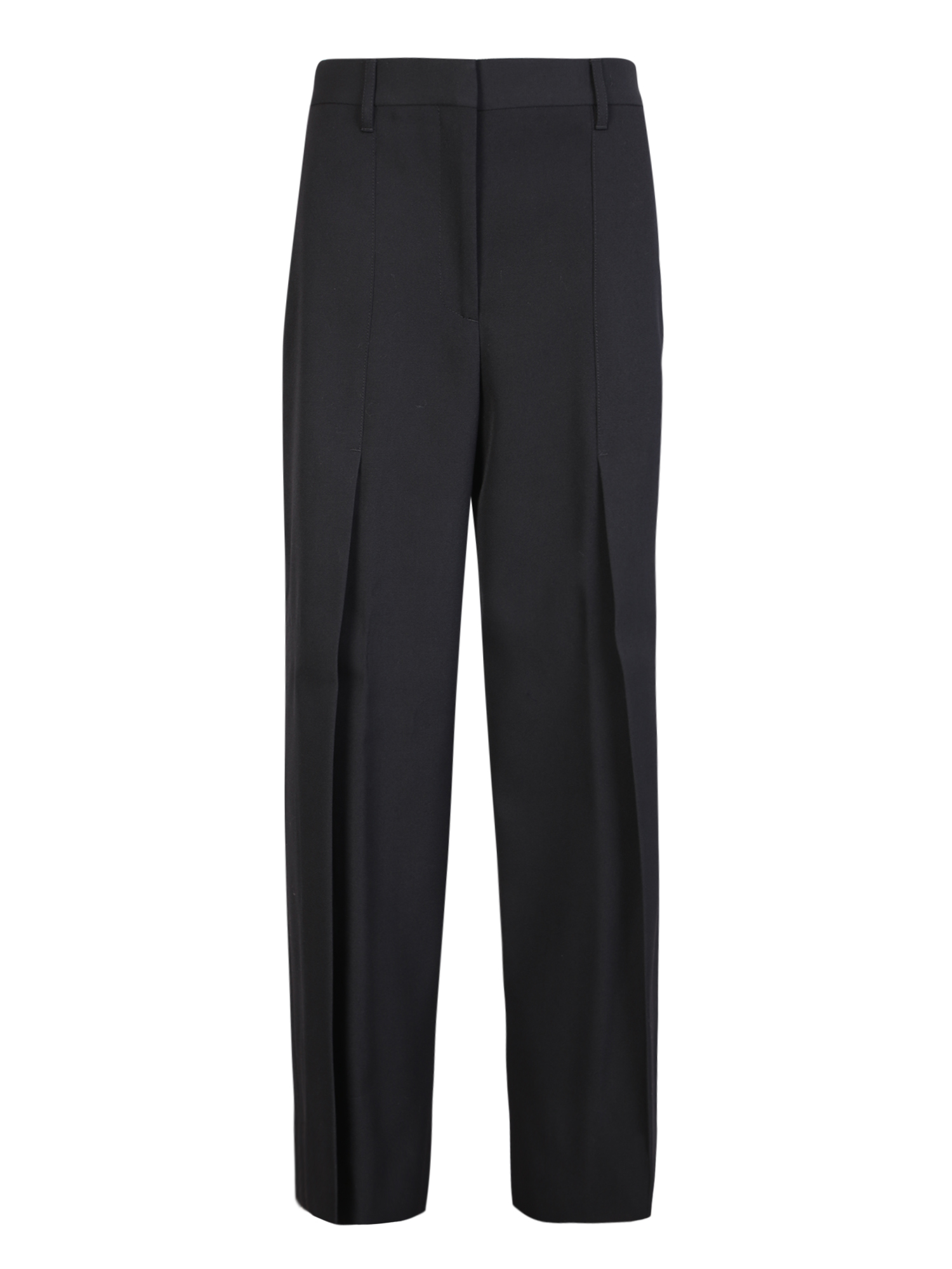 Wide-leg Black Trousers