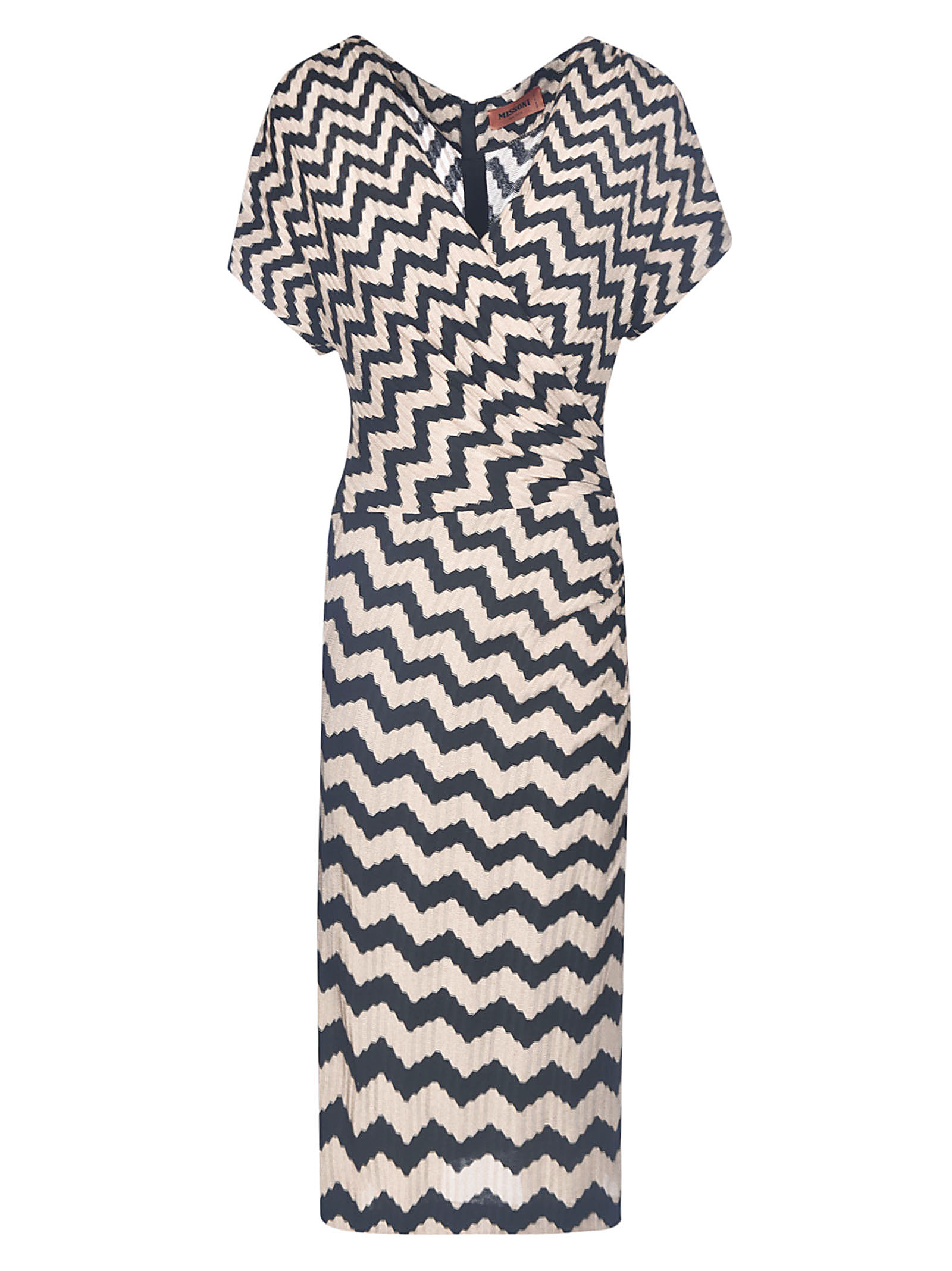 Zig-zag Stripe Wrap Dress Missoni