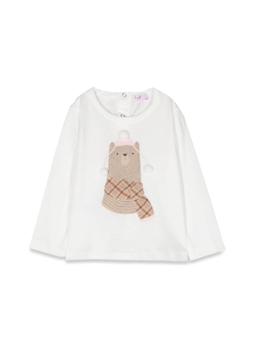 Il Gufo ml Print T-shirt In White