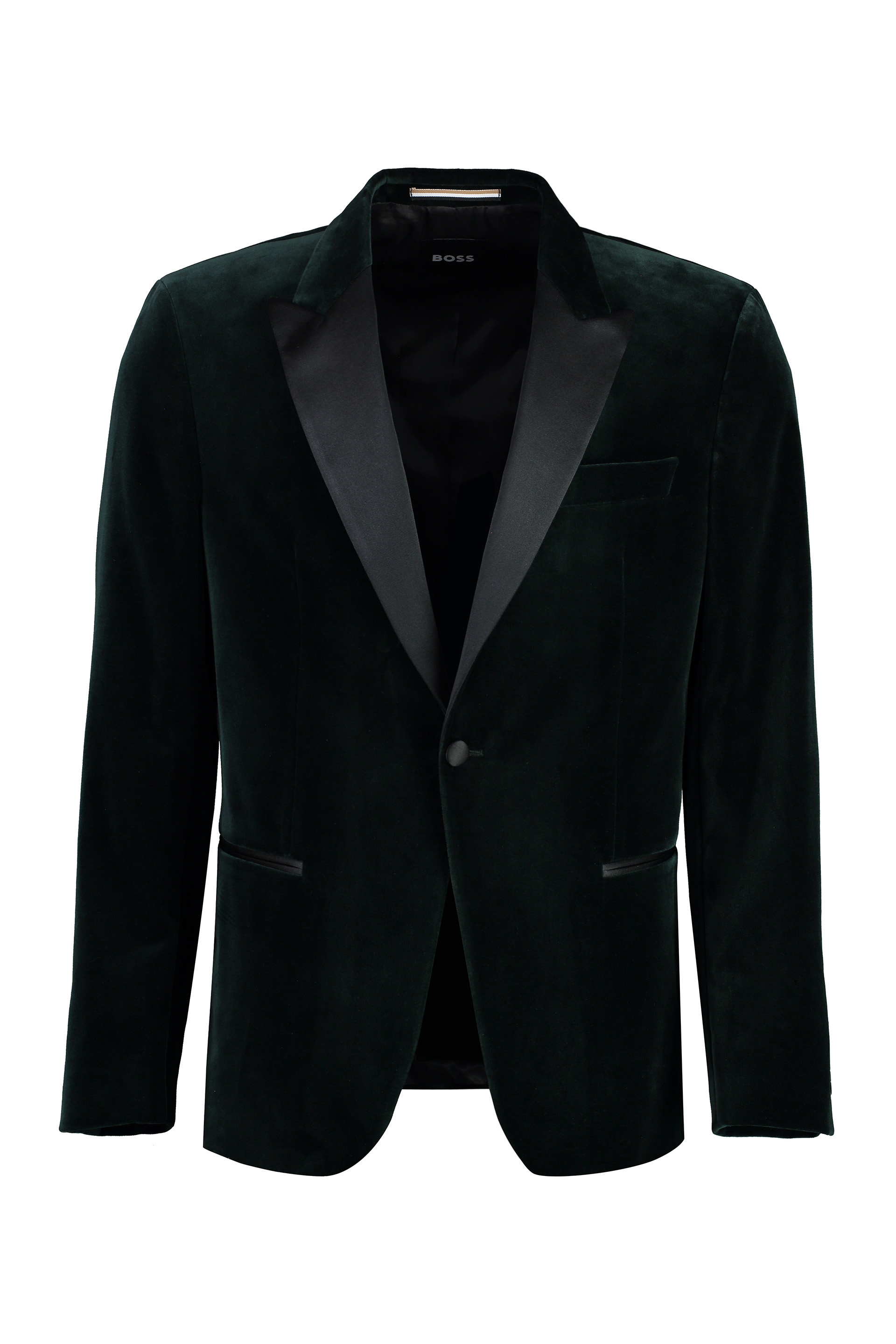 Single-breasted Velvet Jacket