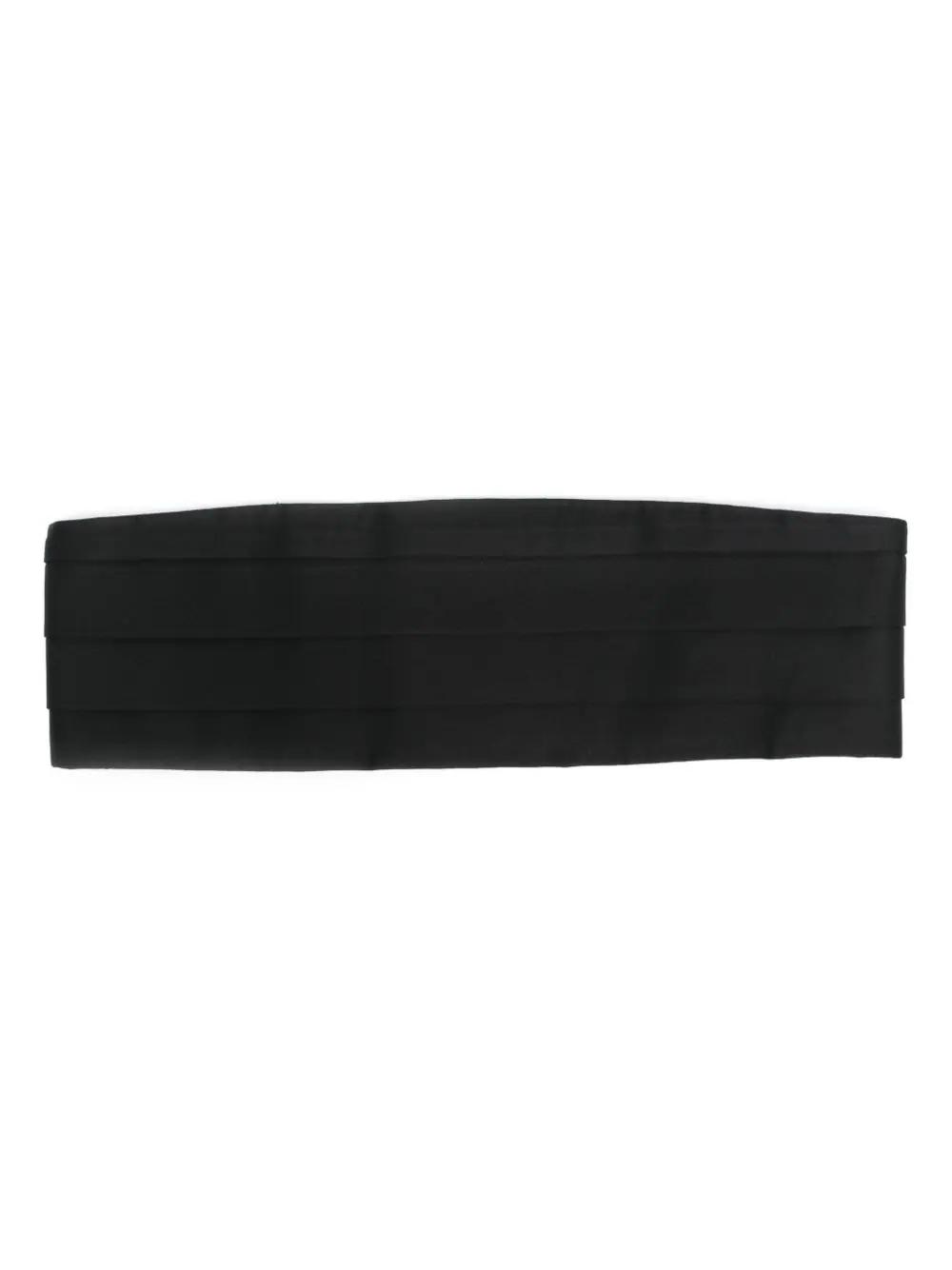 Pleated Satin Belt