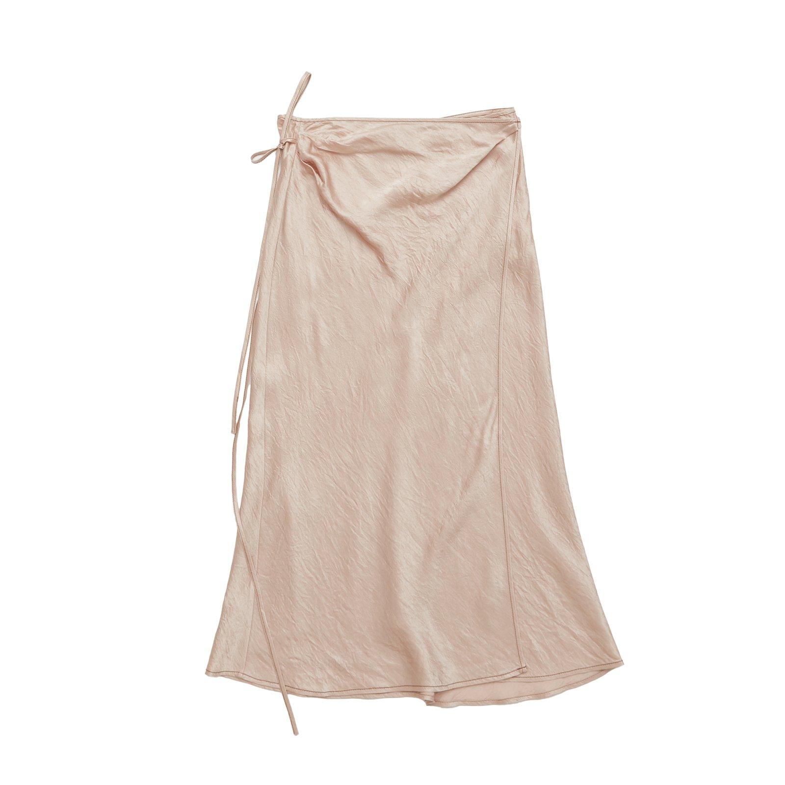 Satin Wrap Skirt