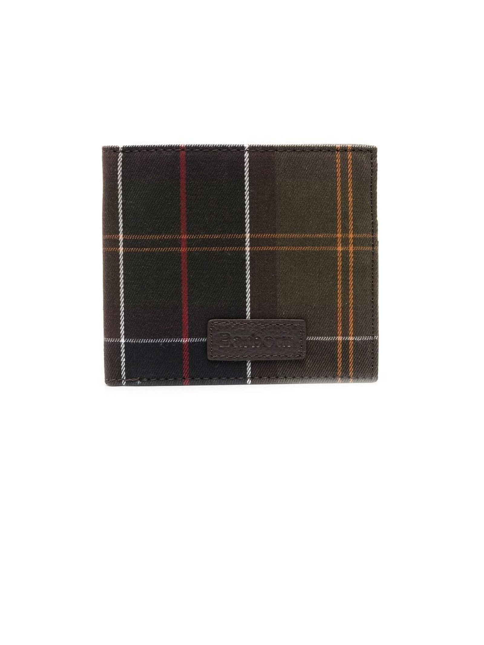 Tartan Check-print Wallet