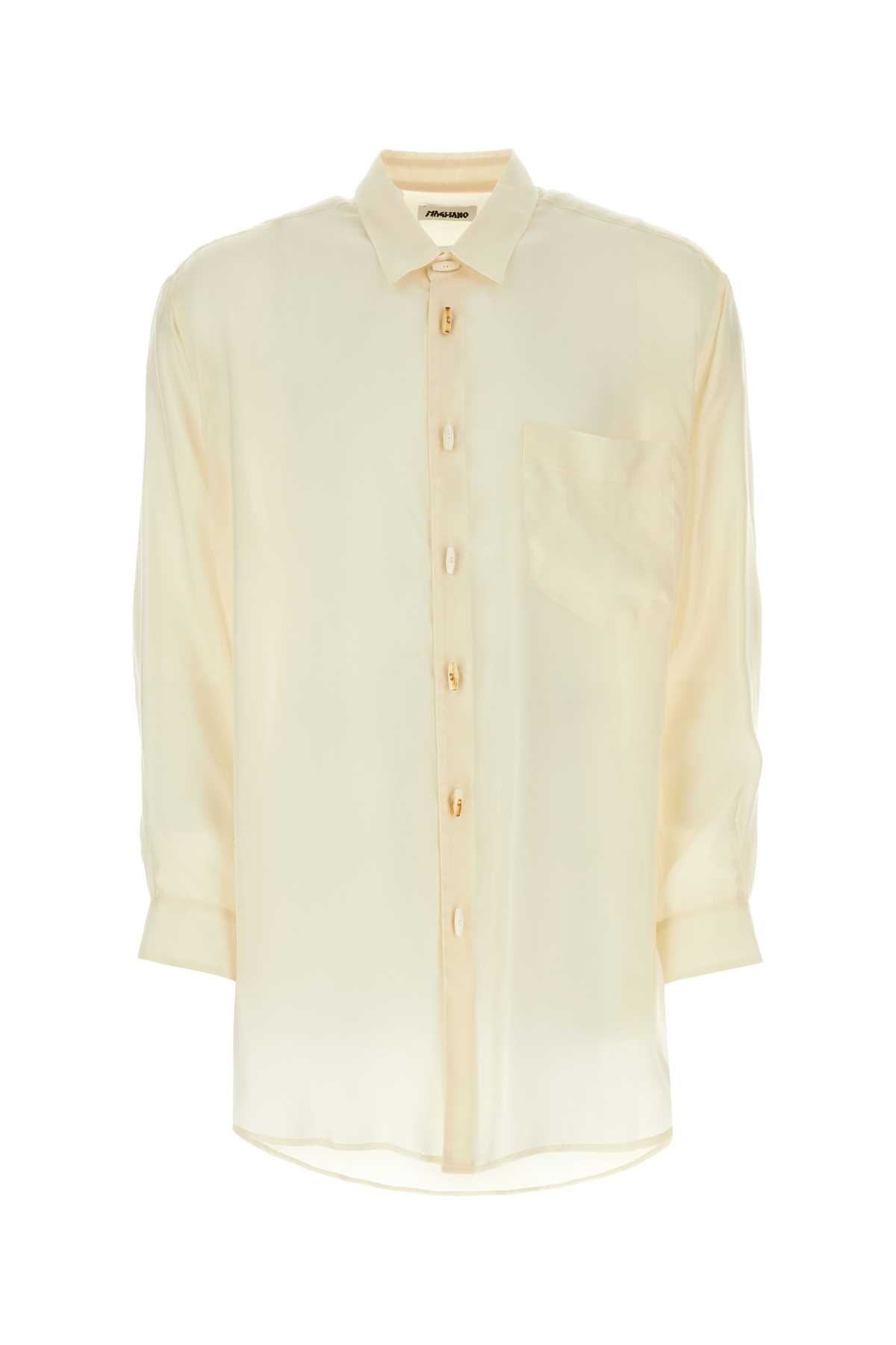 Cream Viscose Shirt