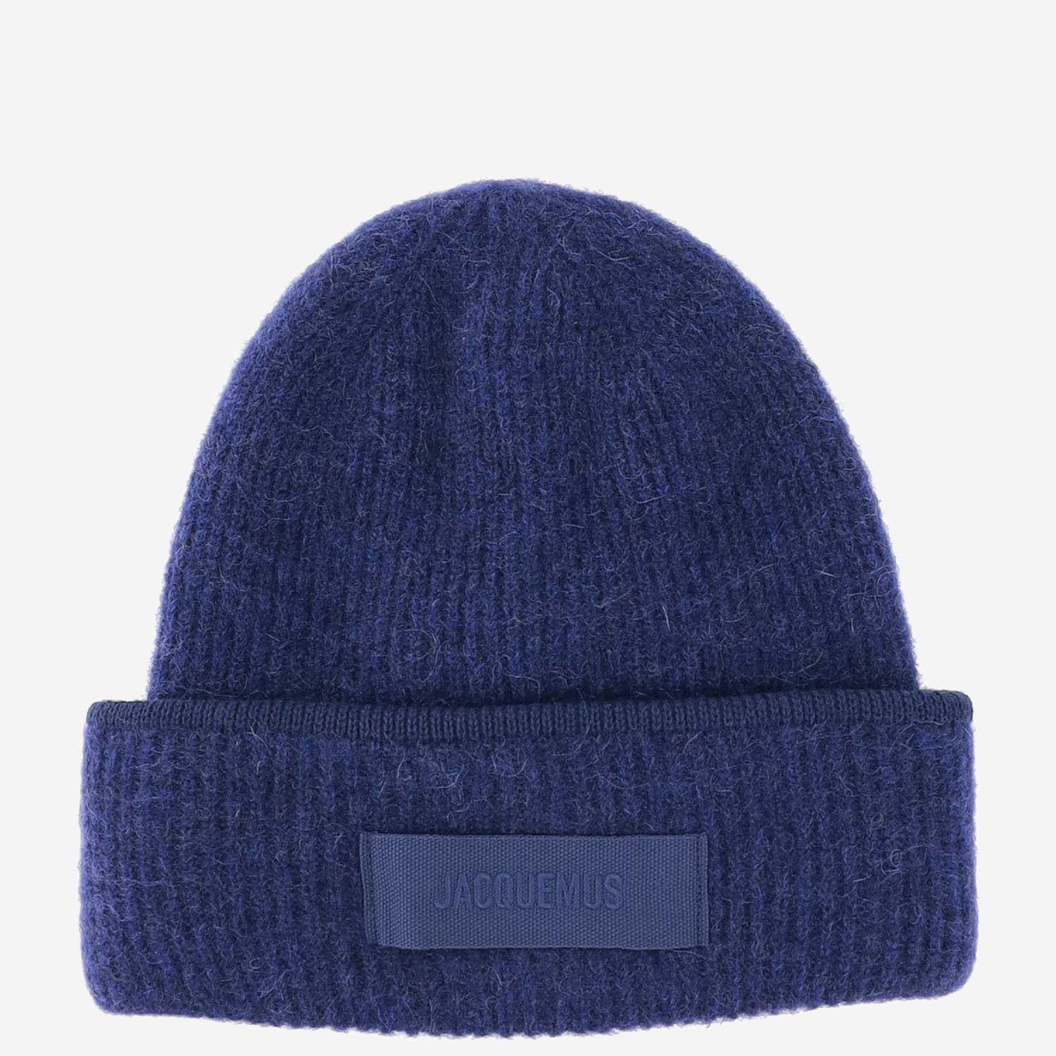 Wool Blend Beanie With Logo