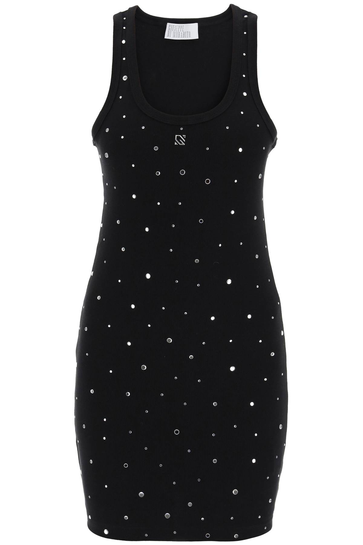 mini Dress With Rhinestone