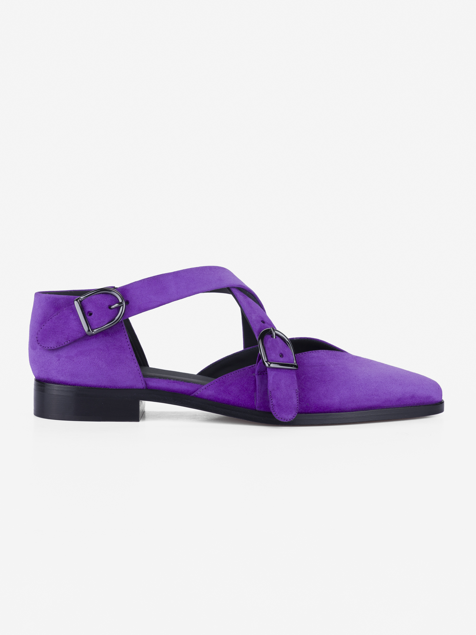 Suede Flats Croce