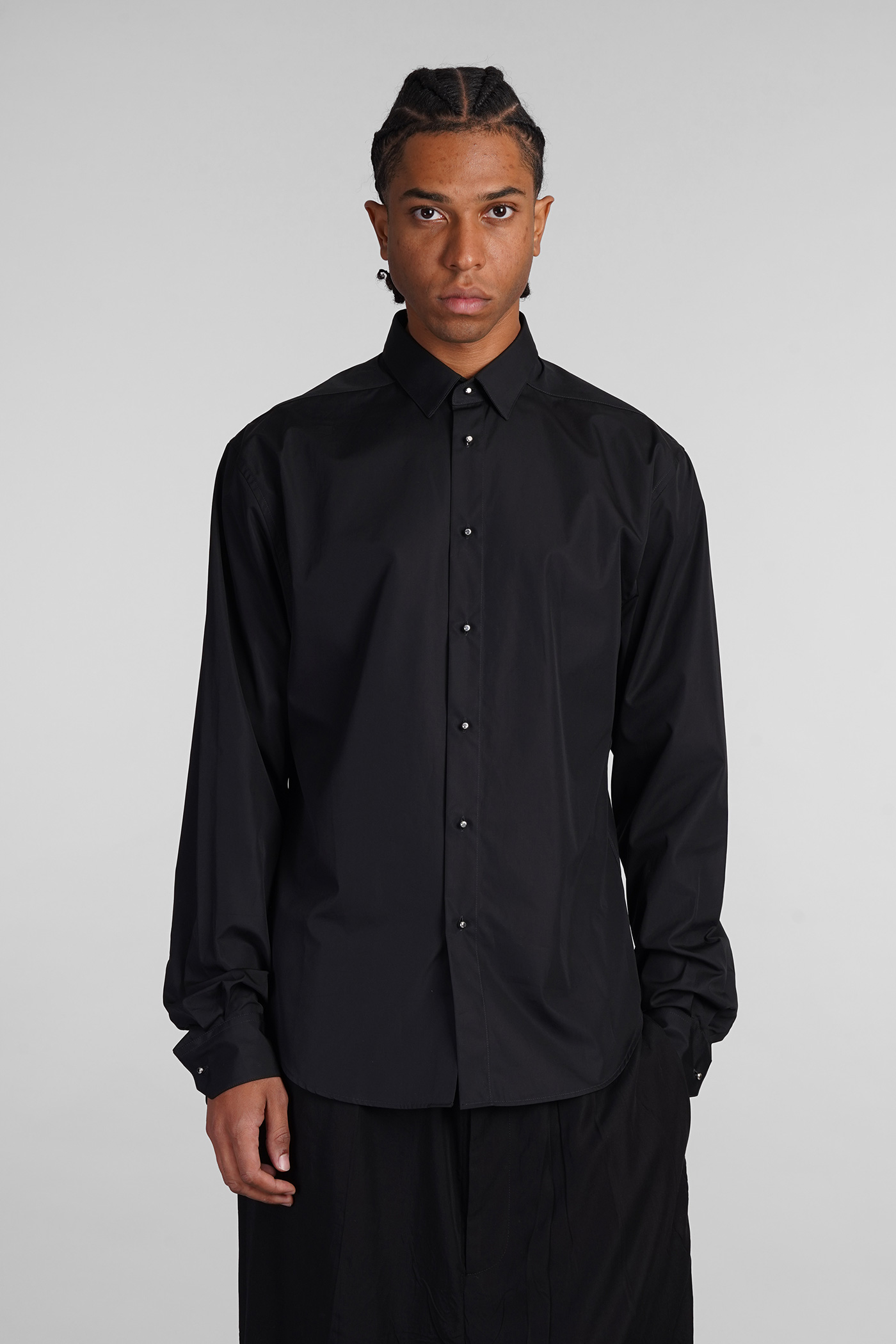 Shirt In Black Cotton