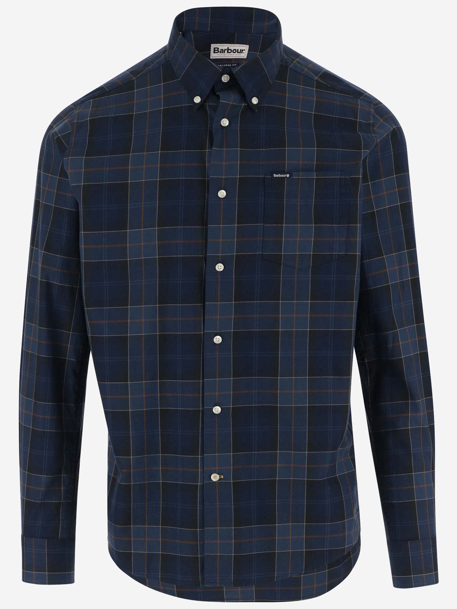 Cotton Shirt With Check Pattern