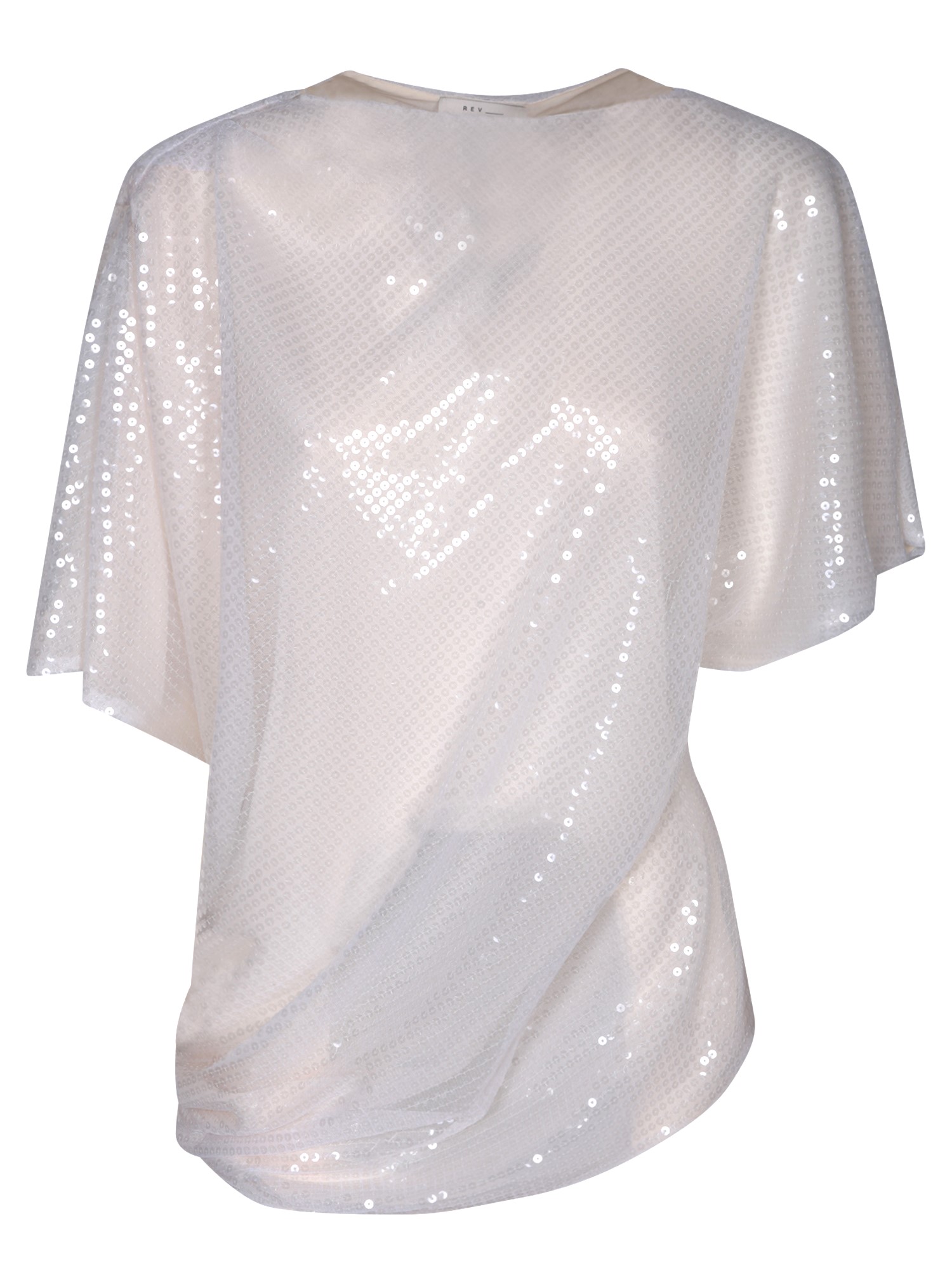 Keziah Sequined Top In White