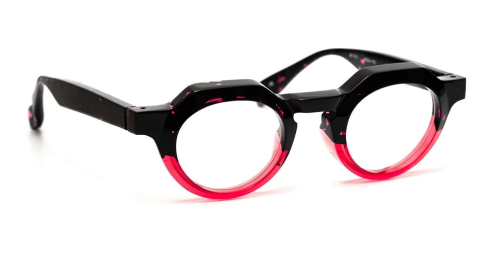 Factory900 Eyeglasses In Black/pink