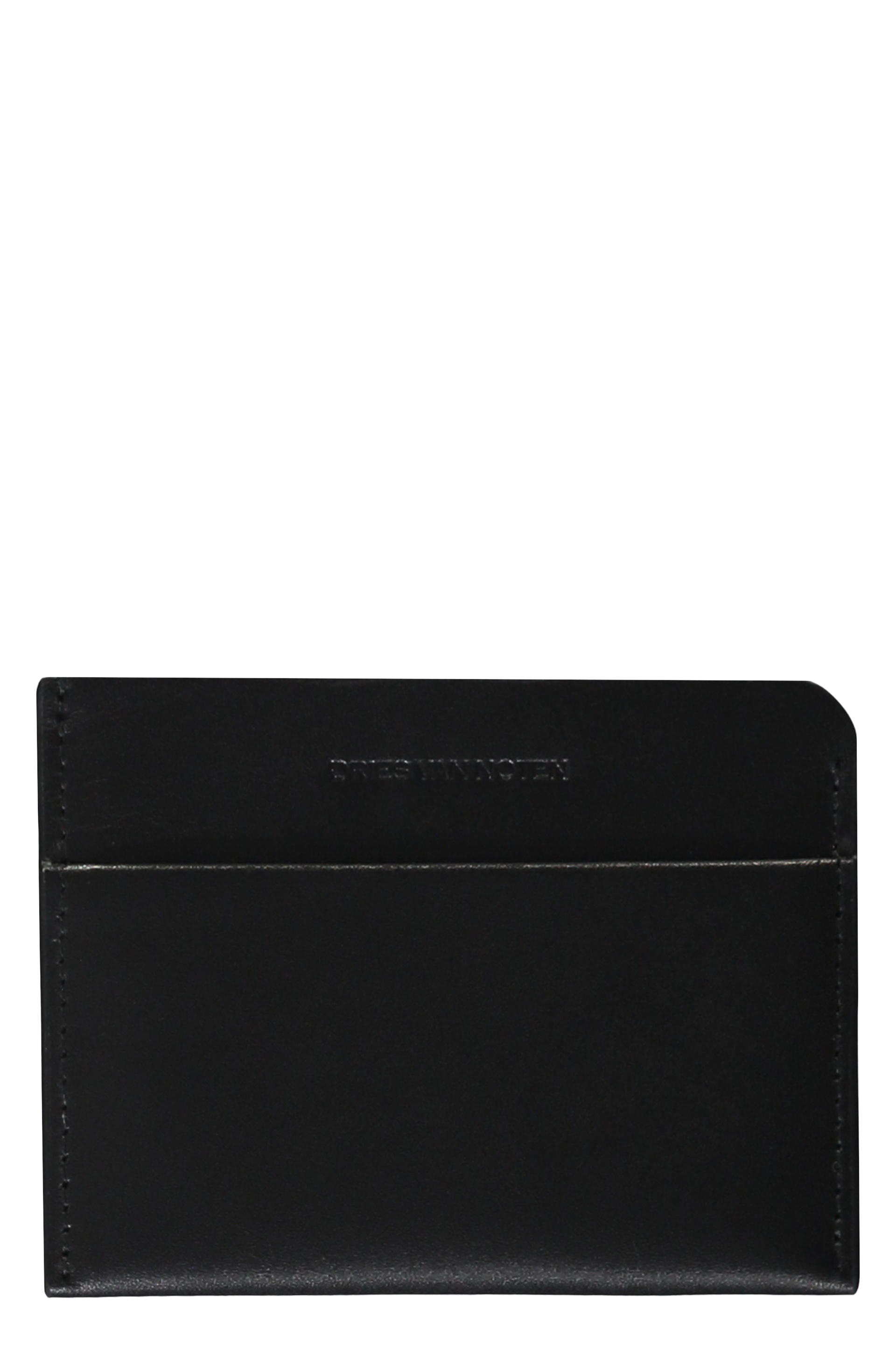 Logo Detail Leather Card Holder