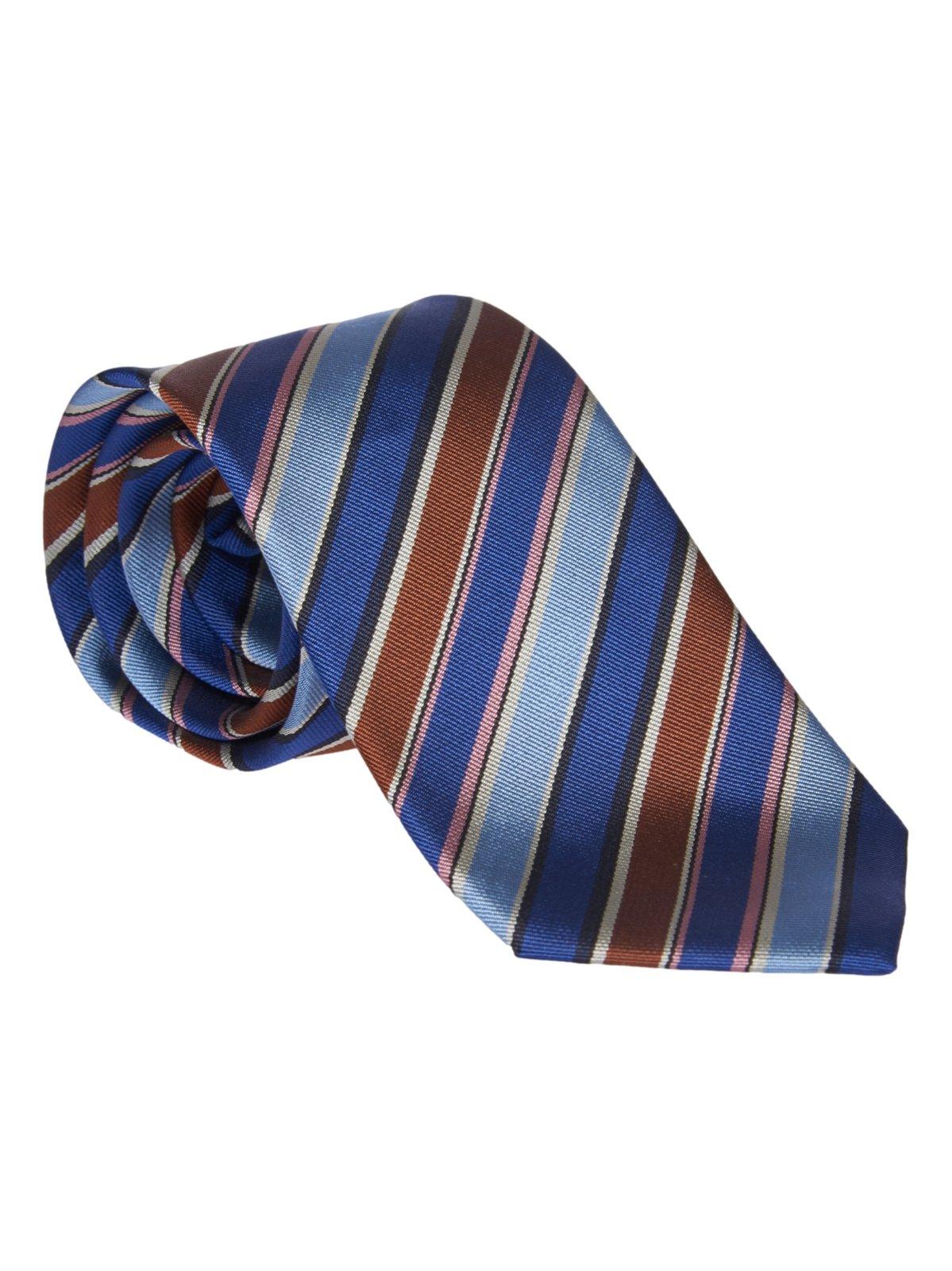 Club Stripe Pointed Tip Tie