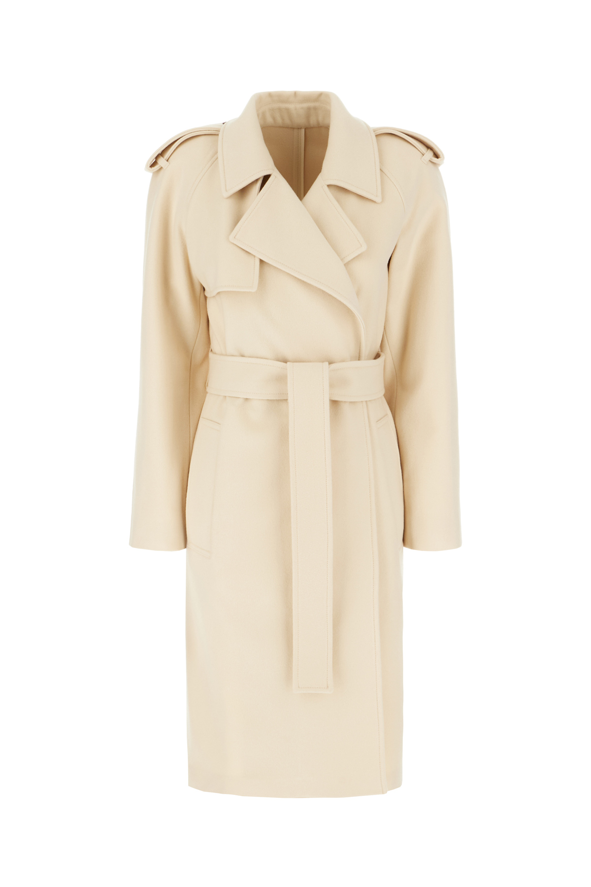 Sand Cashmere Coat