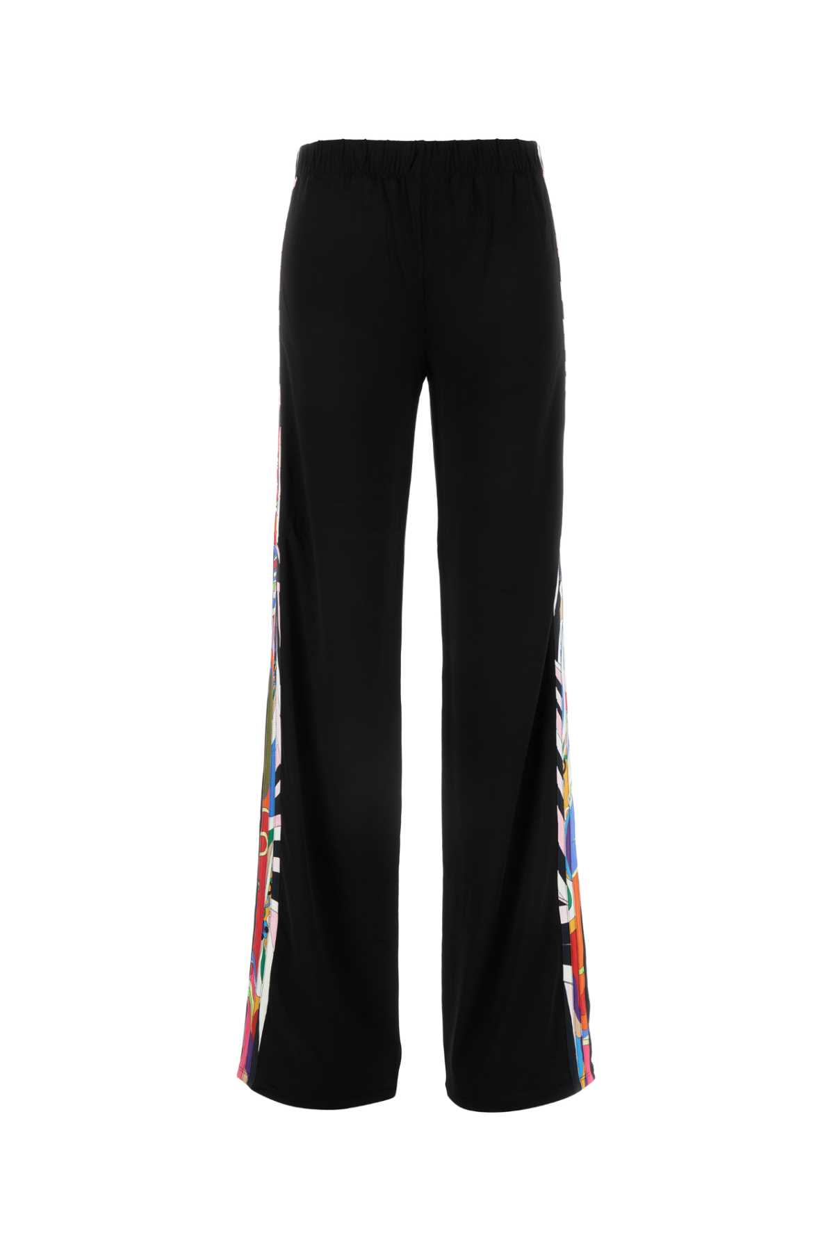 Black Stretch Viscose Pant