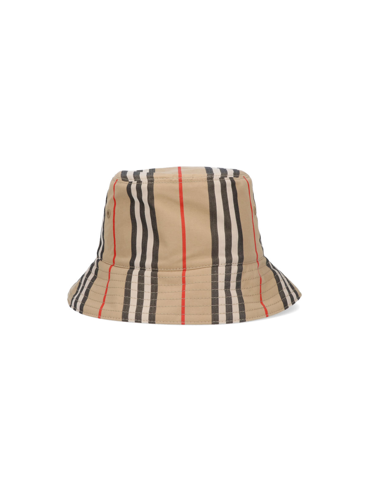 Vintage Check Cotton Bucket Hat