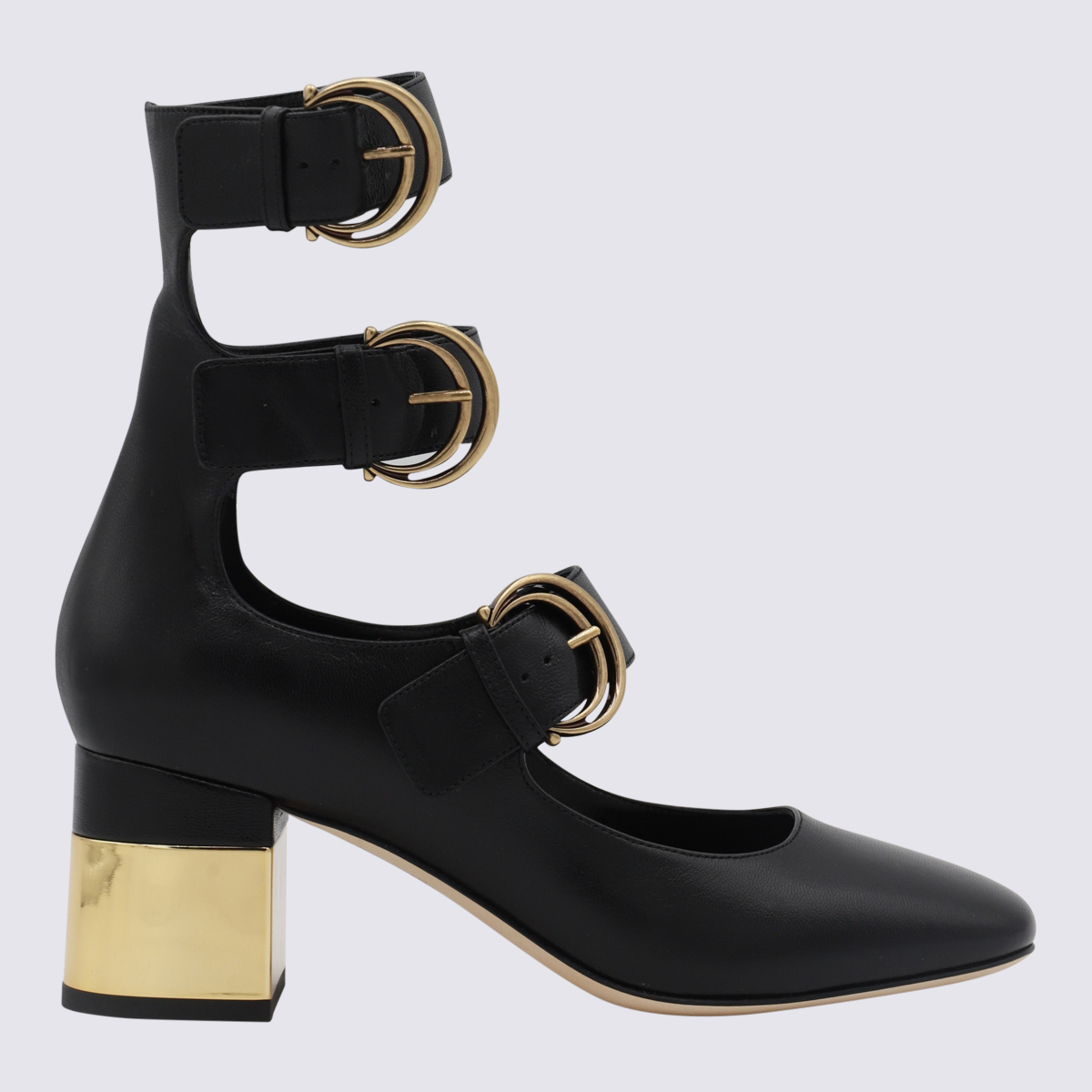 Chloé Black Leather Pumps