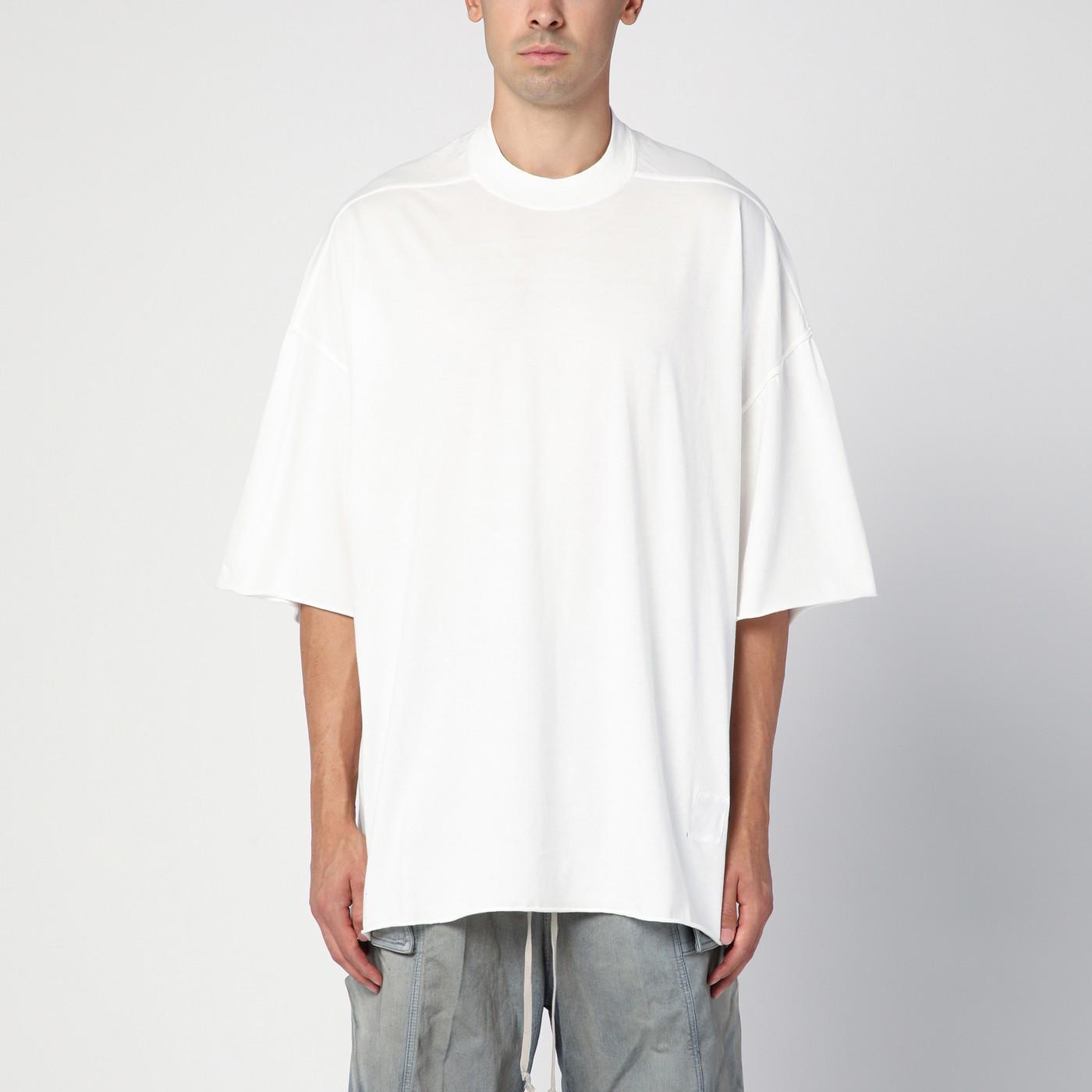 Crew-neck Cotton Milk T-shirt