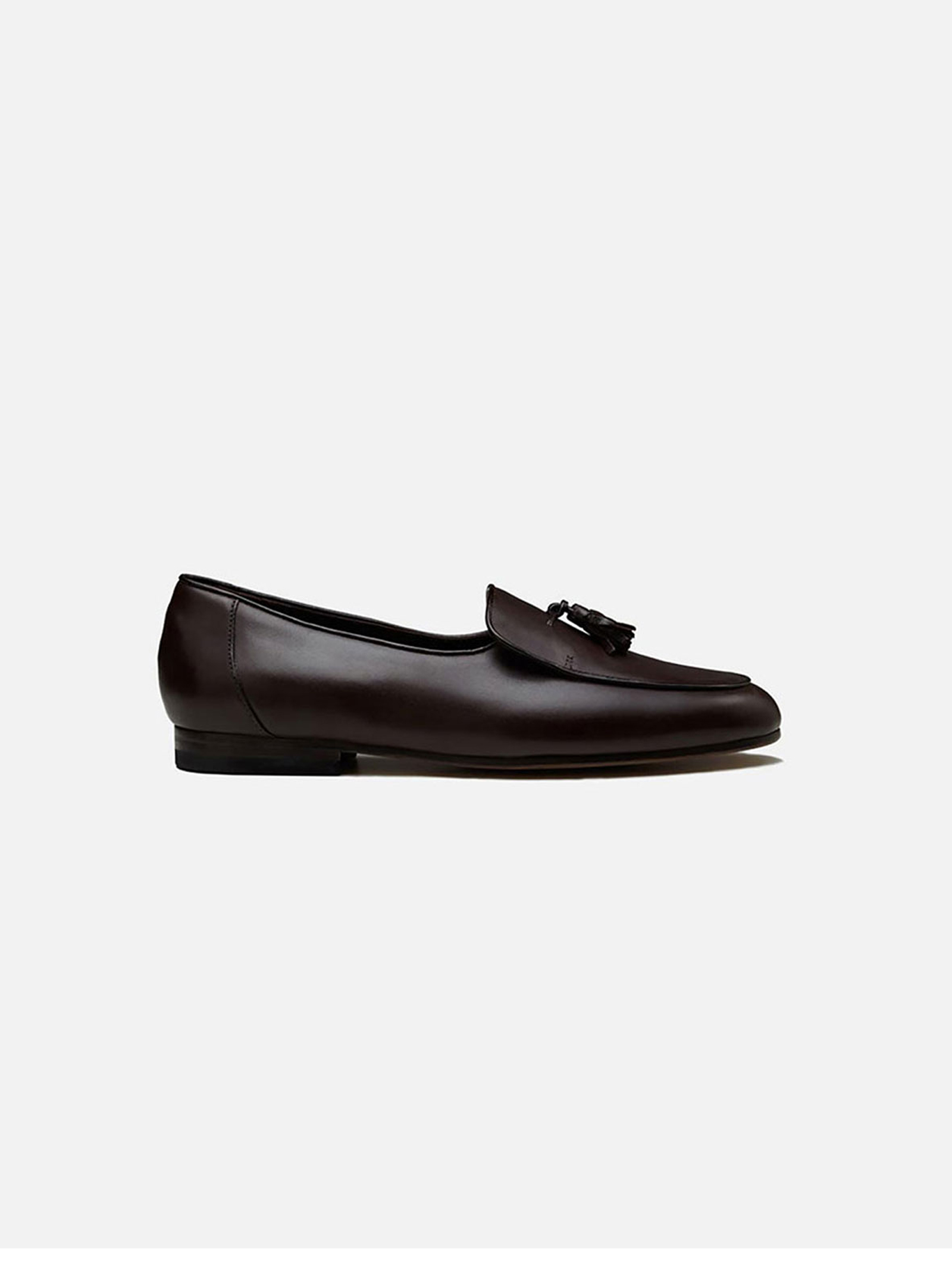 Dark Leather Slip-on Nerano