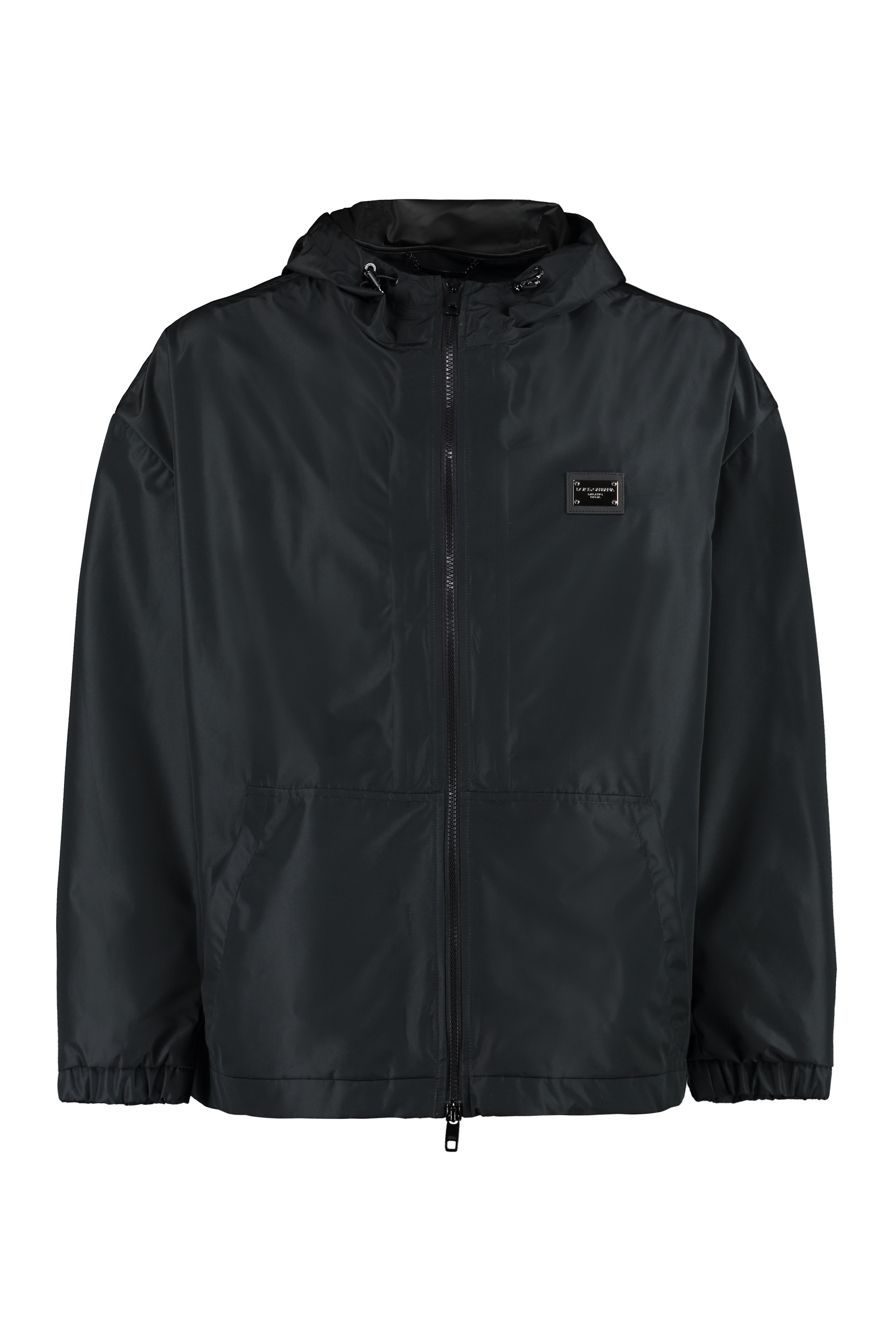 Technical Fabric Hooded Jacket