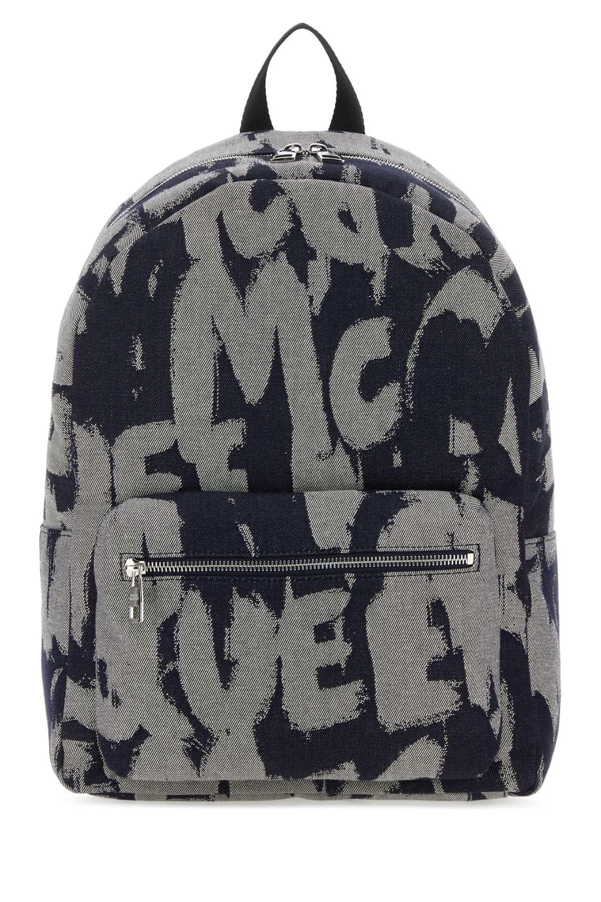 Embroidered Fabric Mcqueen Graffiti Backpack