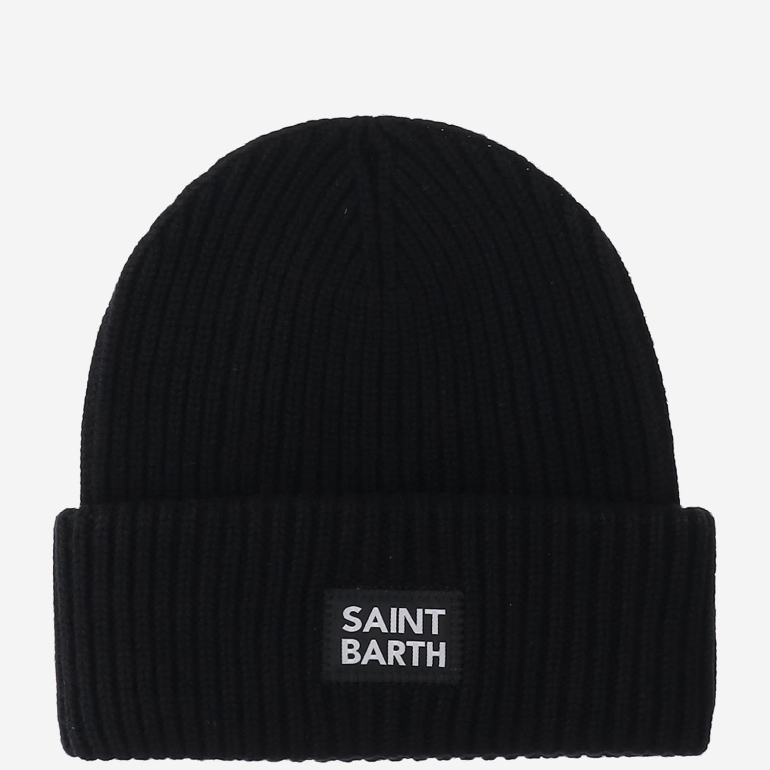 Wool Blend Beanie With Logo