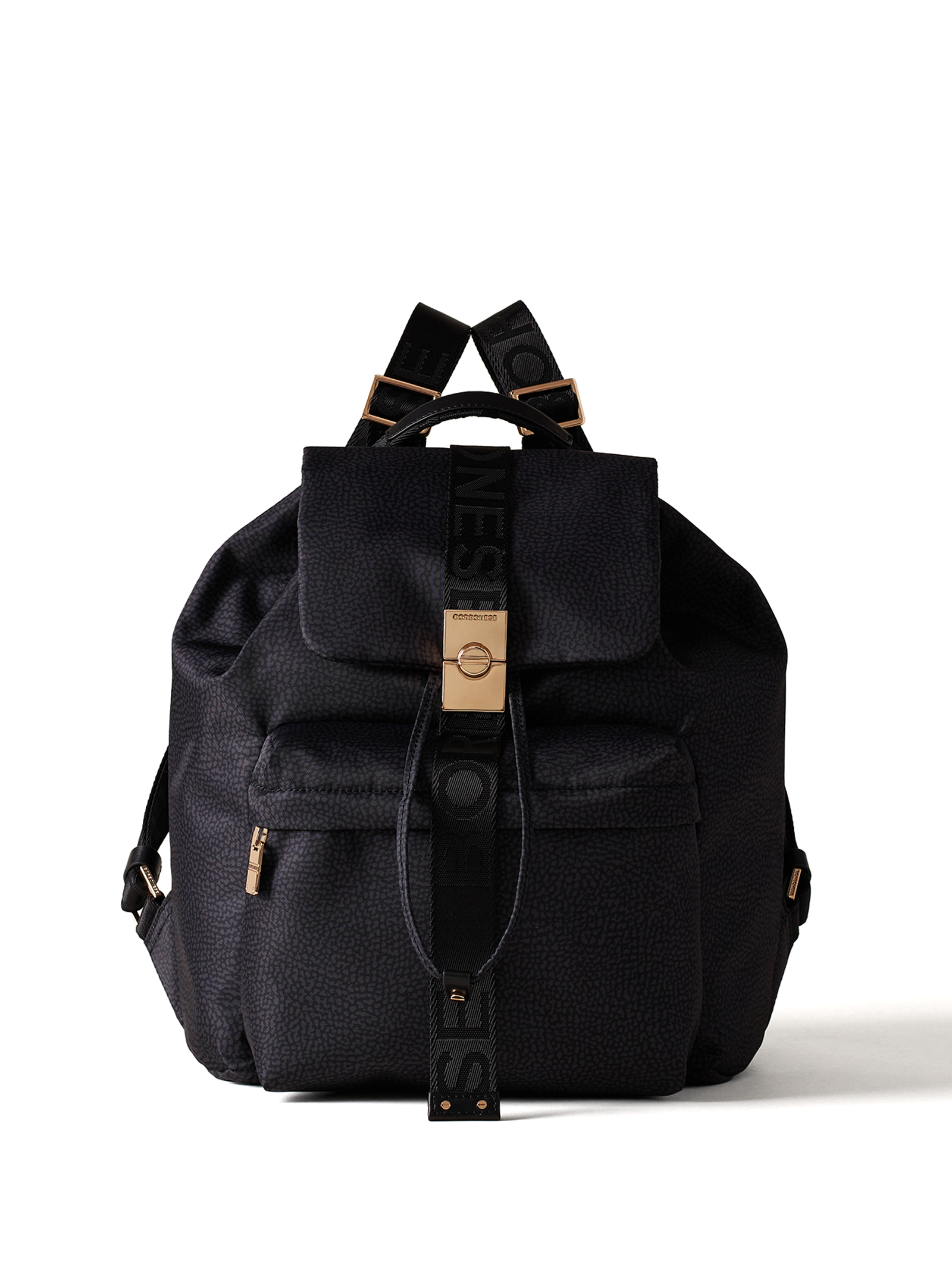 Backpack In Op Fabric Black Medium