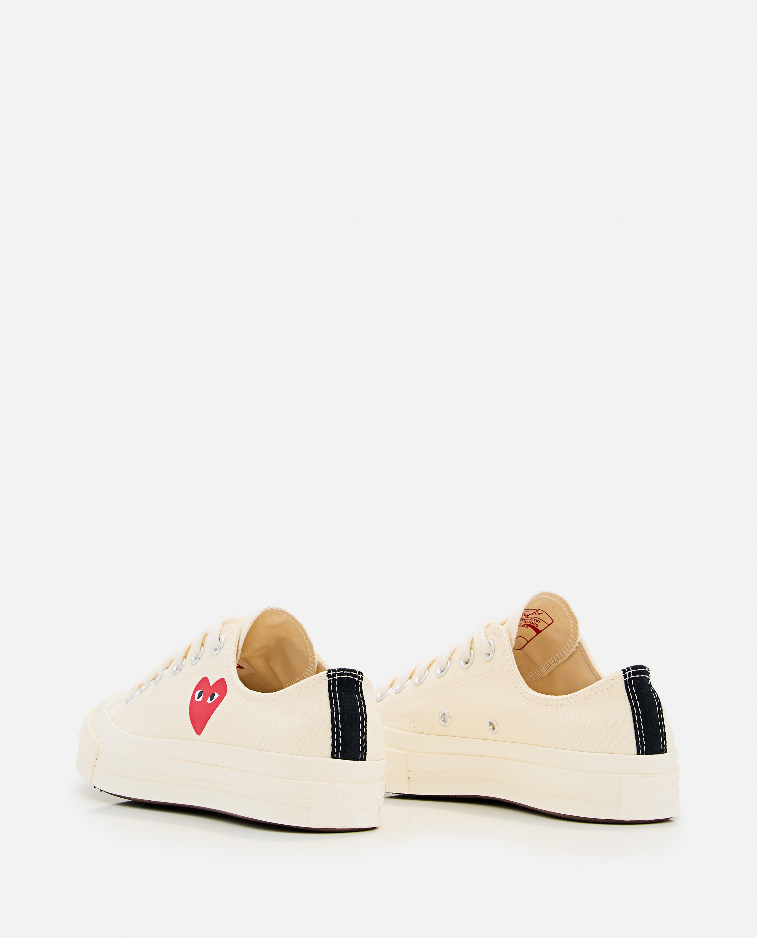 Shop Comme Des Garçons Play Play Converse Low Sneakers