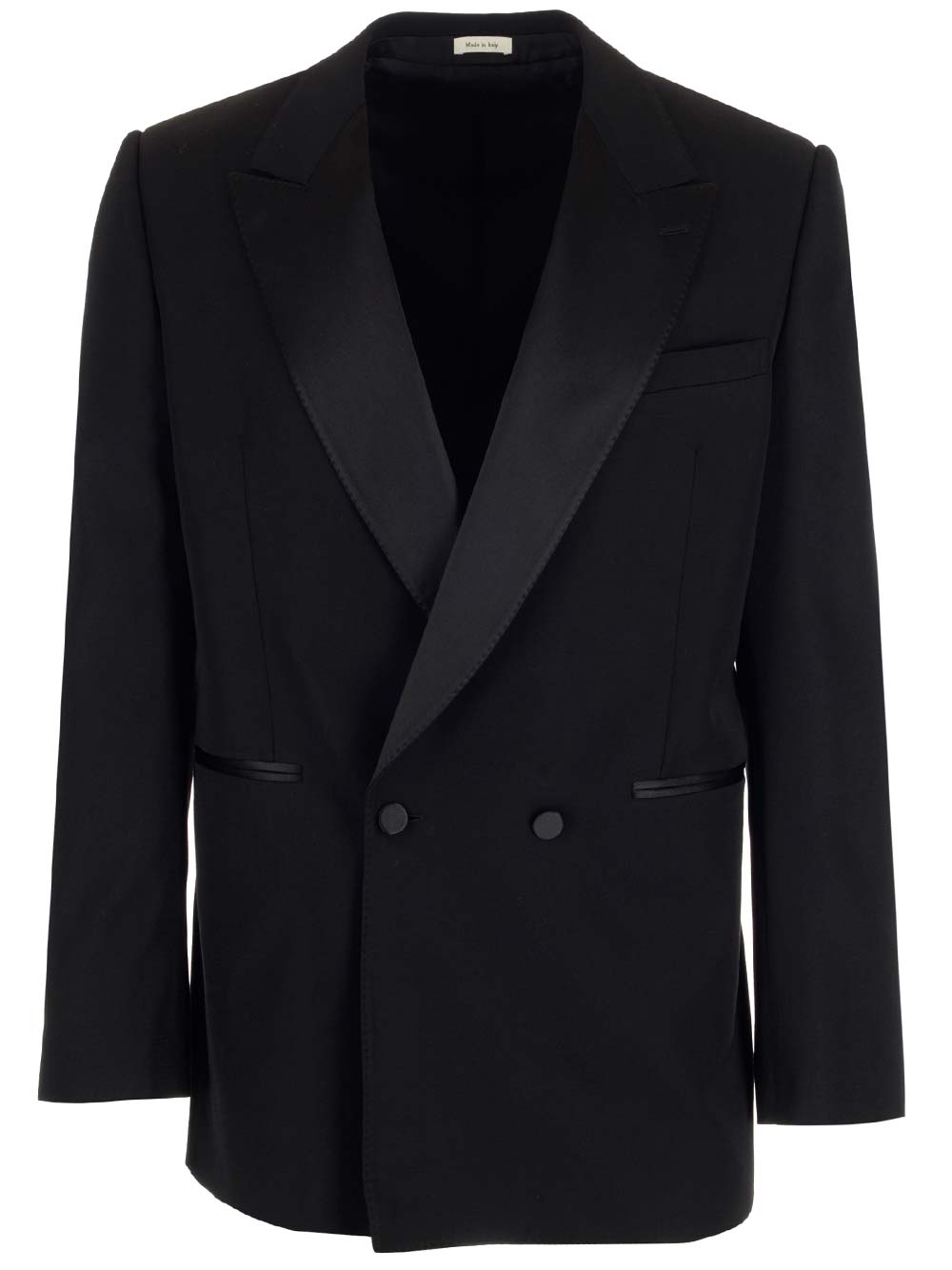 Double-breasted Tuxedo Blazer