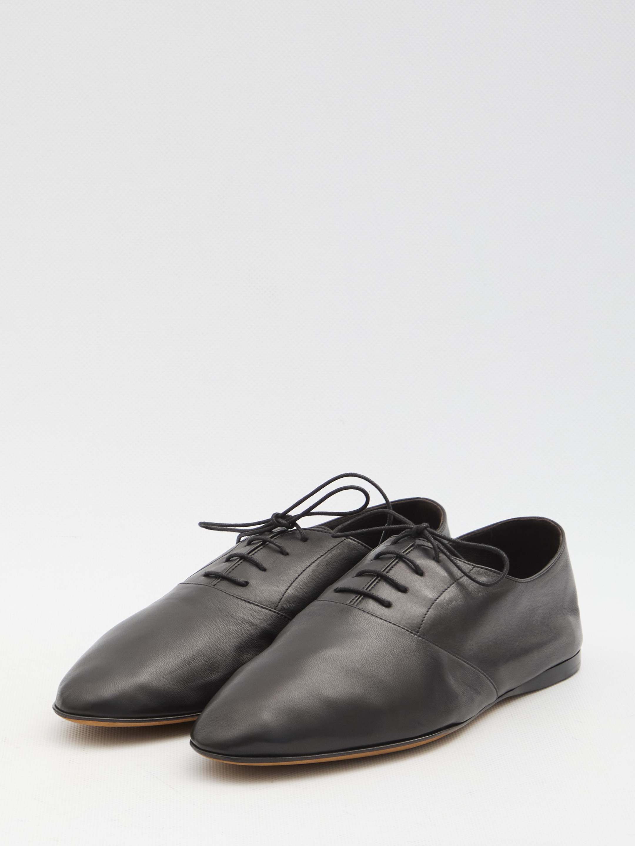 Shop The Row Awar Lace-up Shoes In Black