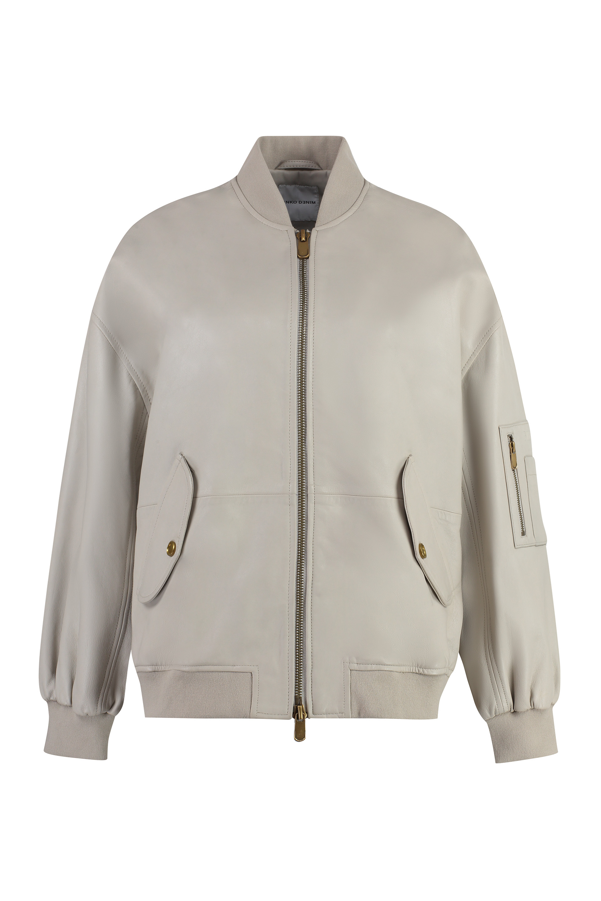 Leather Monterosi Bomber