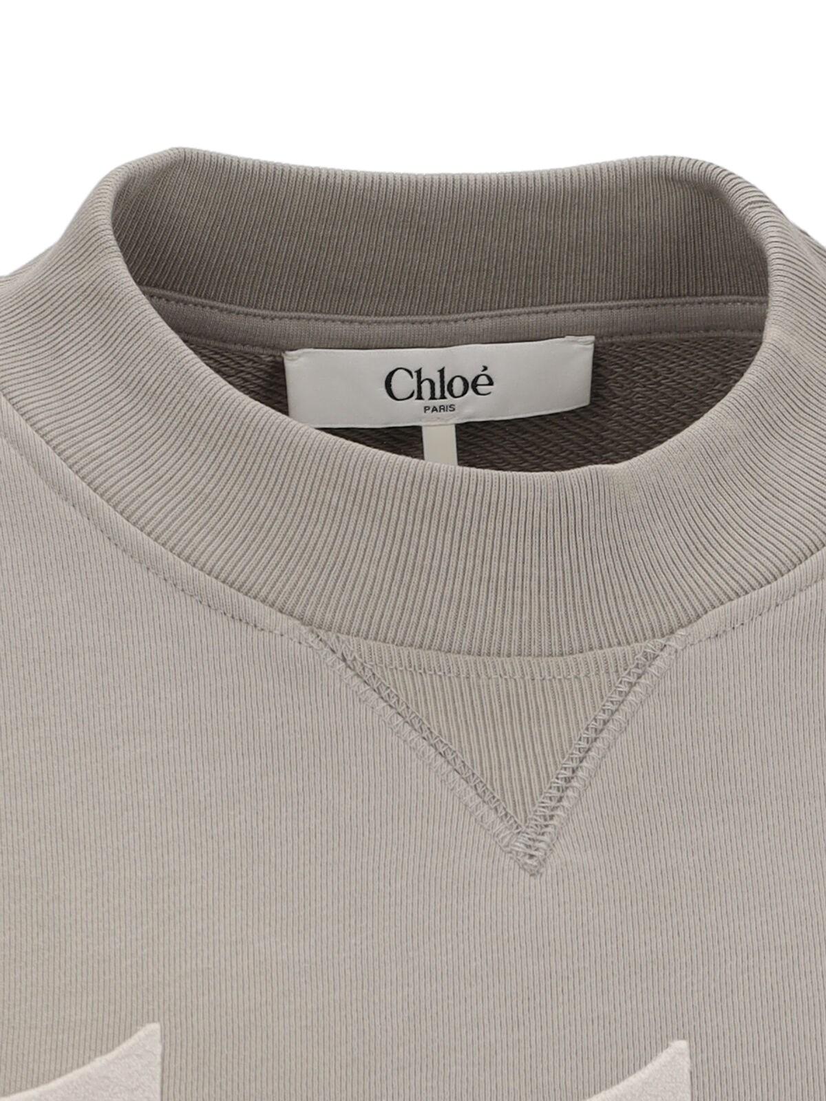 Chloé Logo Crewneck Sweatshirt