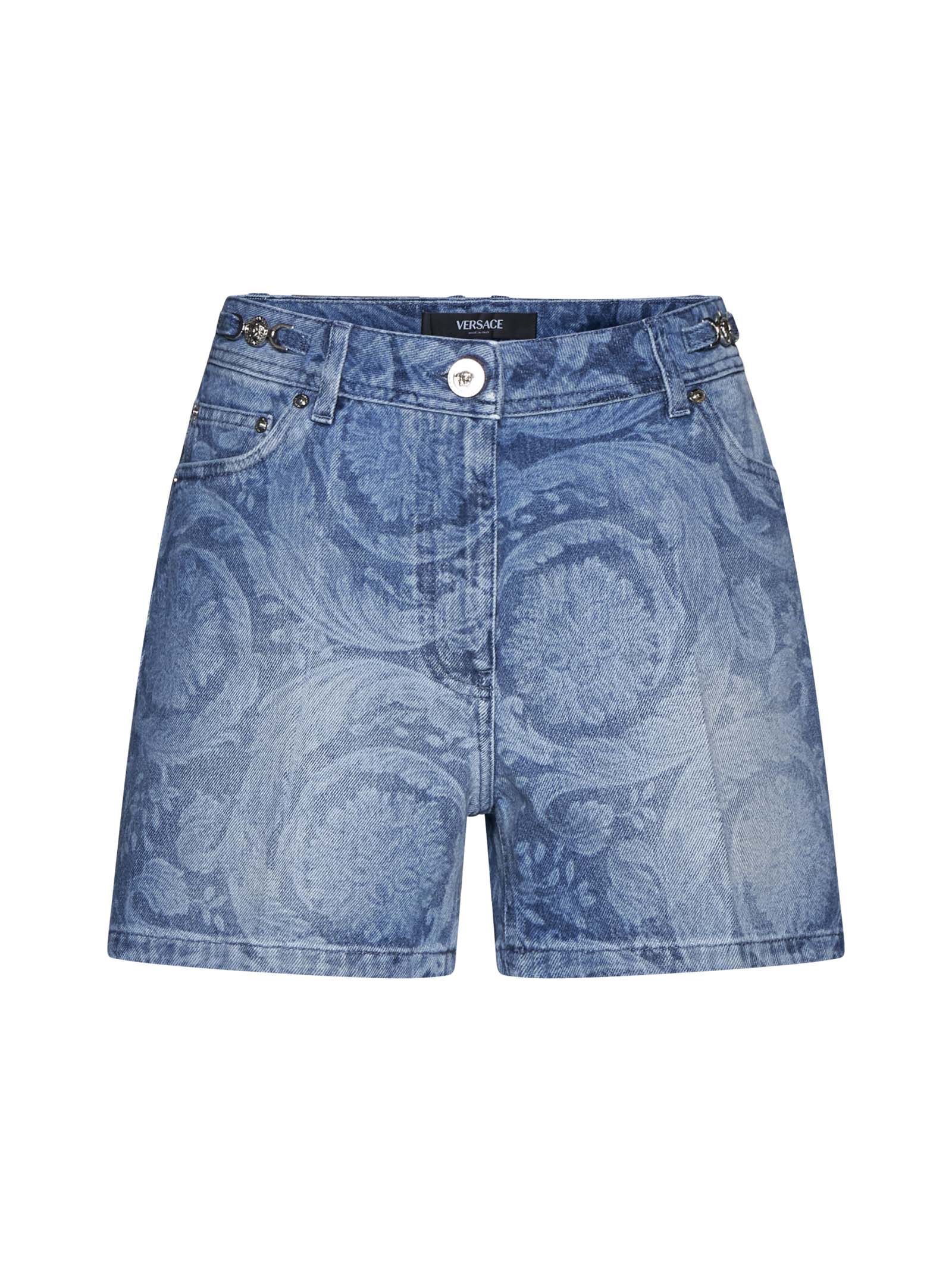 Slim Fit Denim Shorts