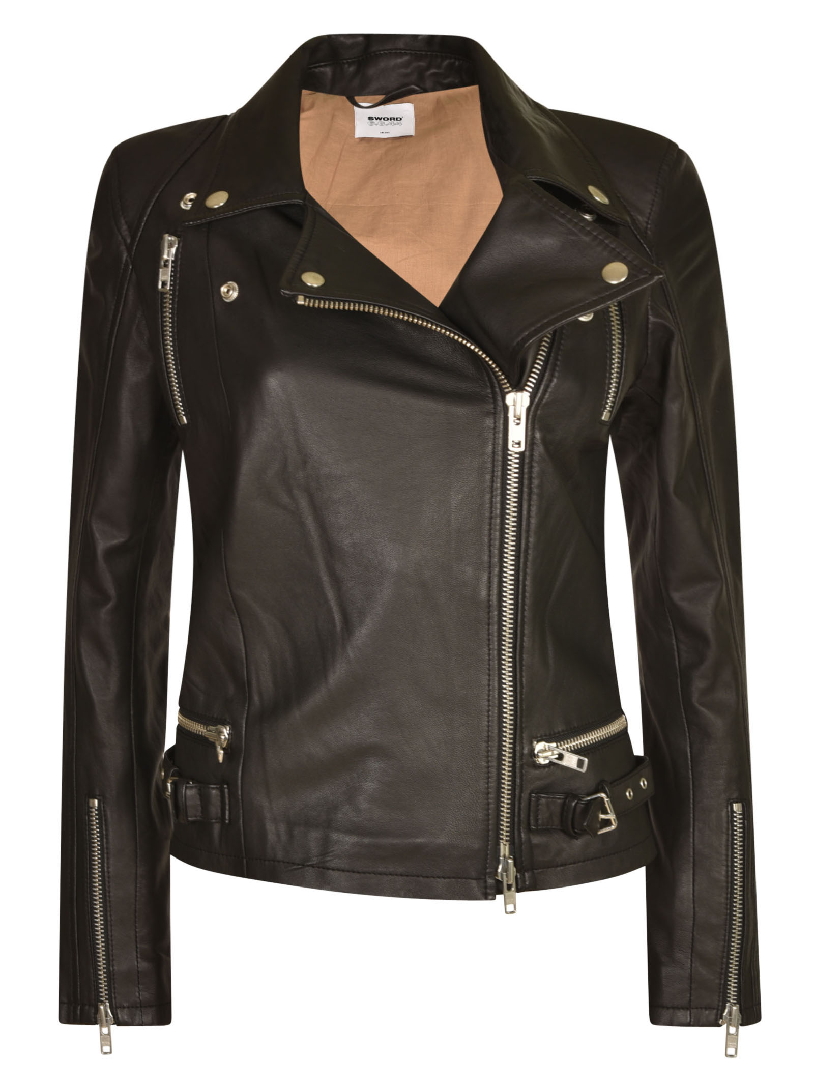 S. W.O. R.D 6.6.44 Classic Zipped Biker Jacket