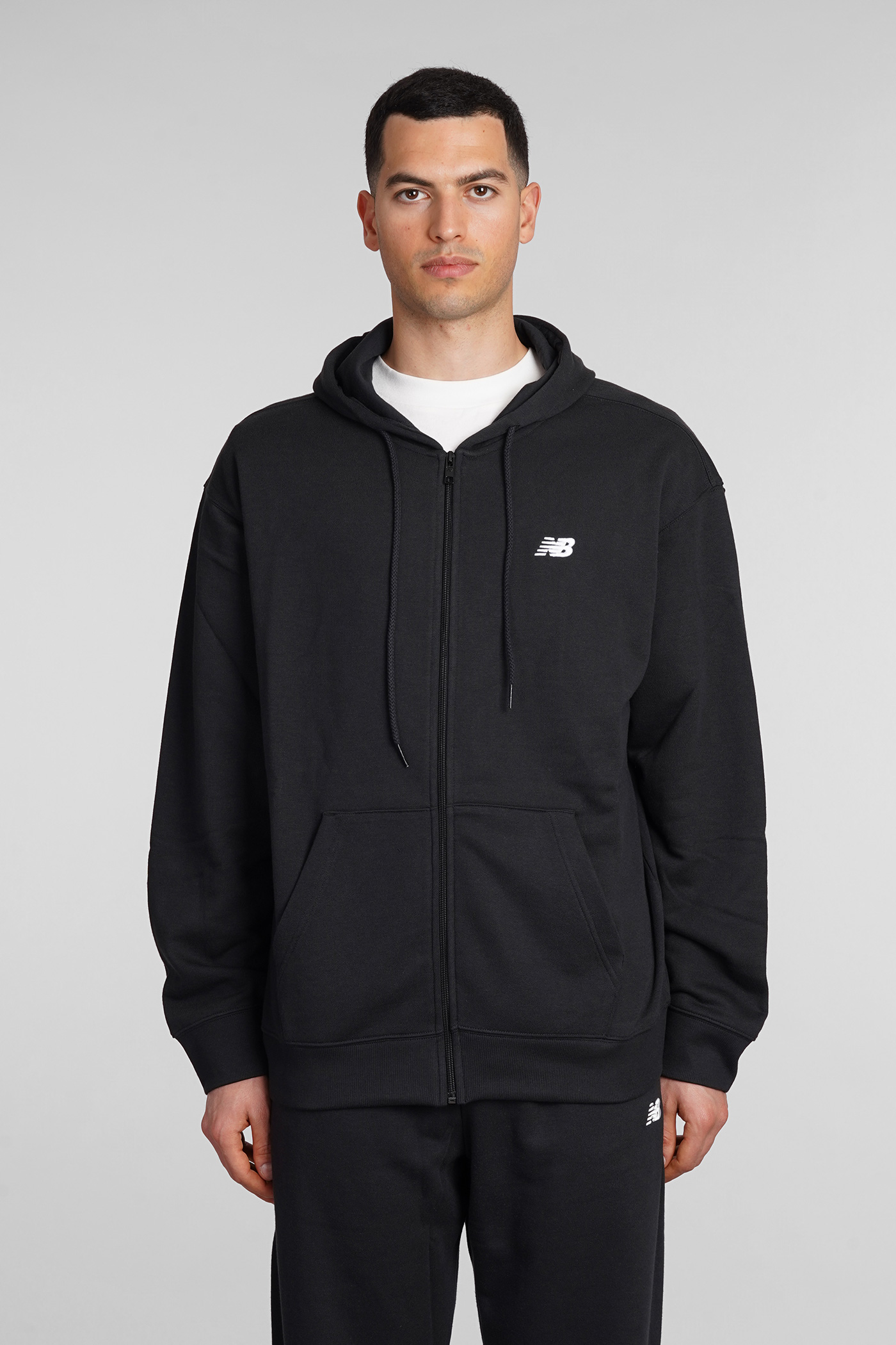 Sweatshirt In Black Cotton