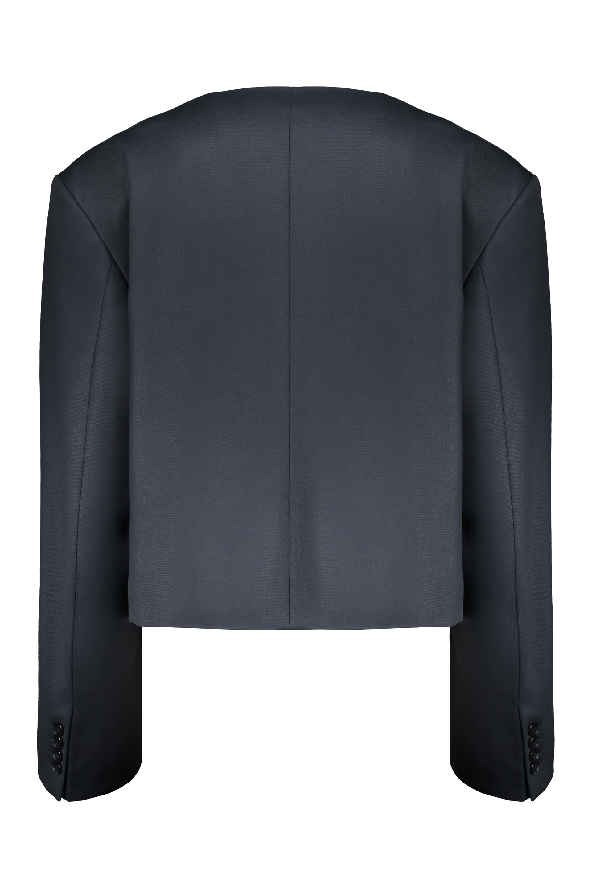 Low Classic Wool Blend Blazer In Blue