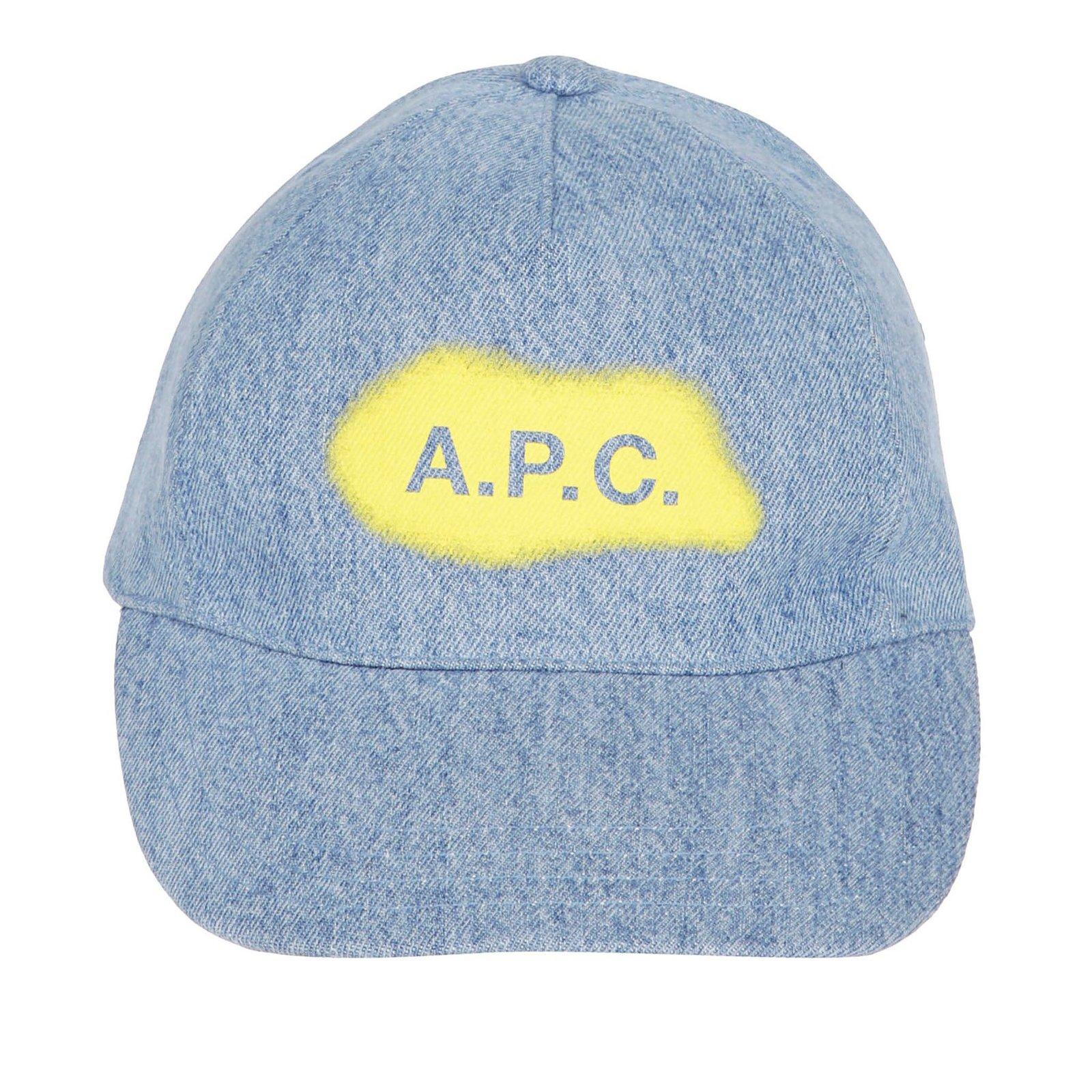 A. P.C. Logo Printed Baseball Cap