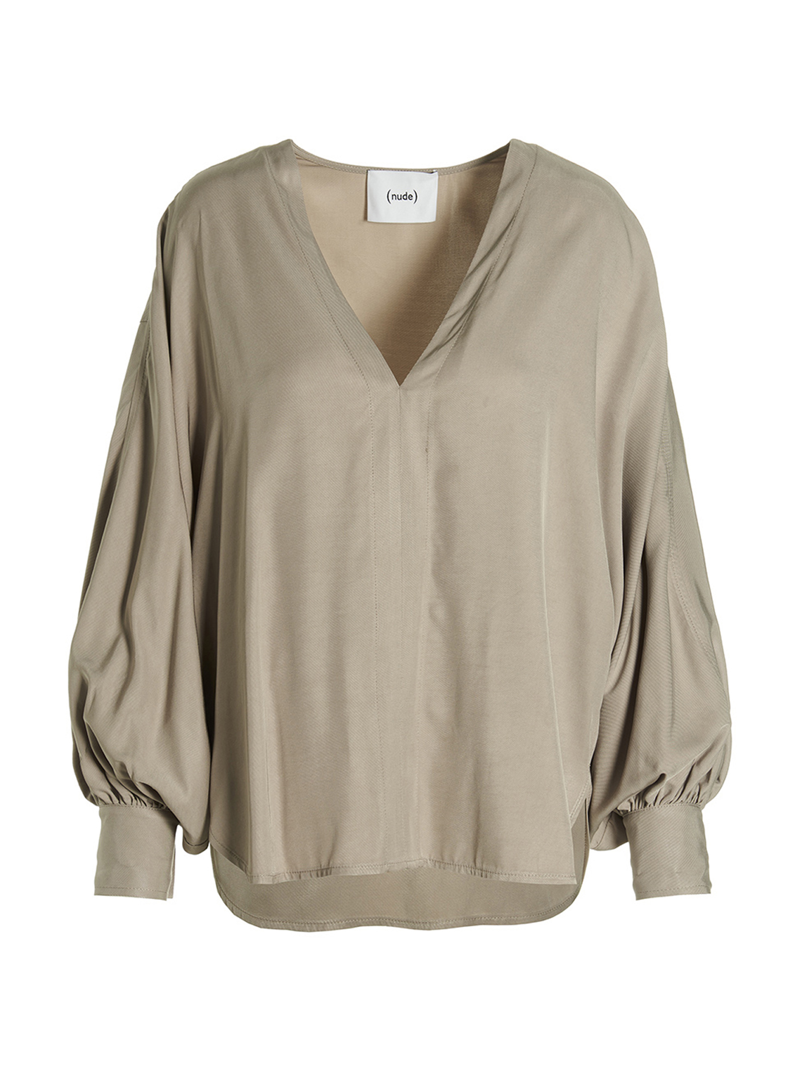 (nude) Oversize Blouse