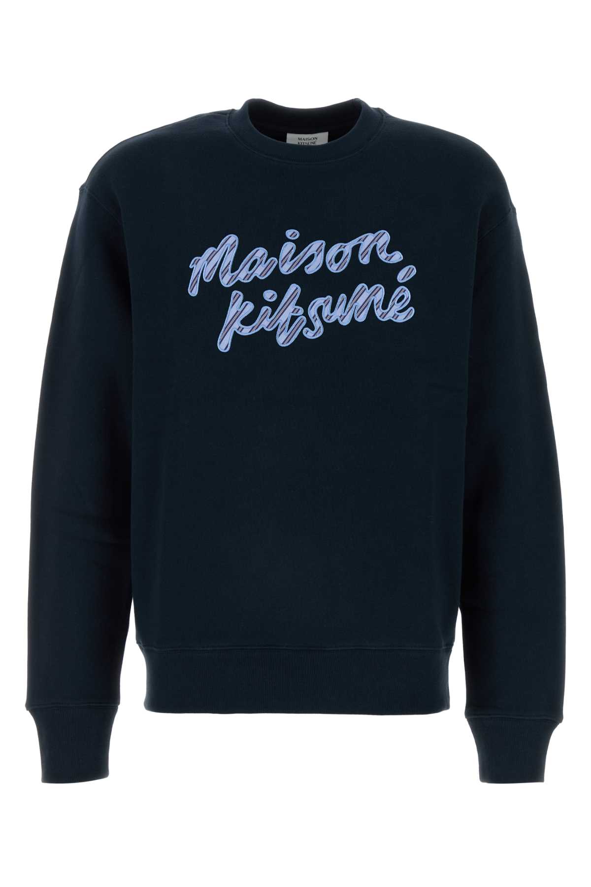 Maison Kitsuné Navy Blue Cotton Sweatshirt